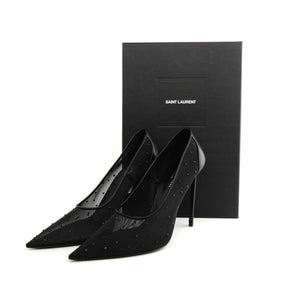 Saint Laurent Anja Rhinestone Pumps 39