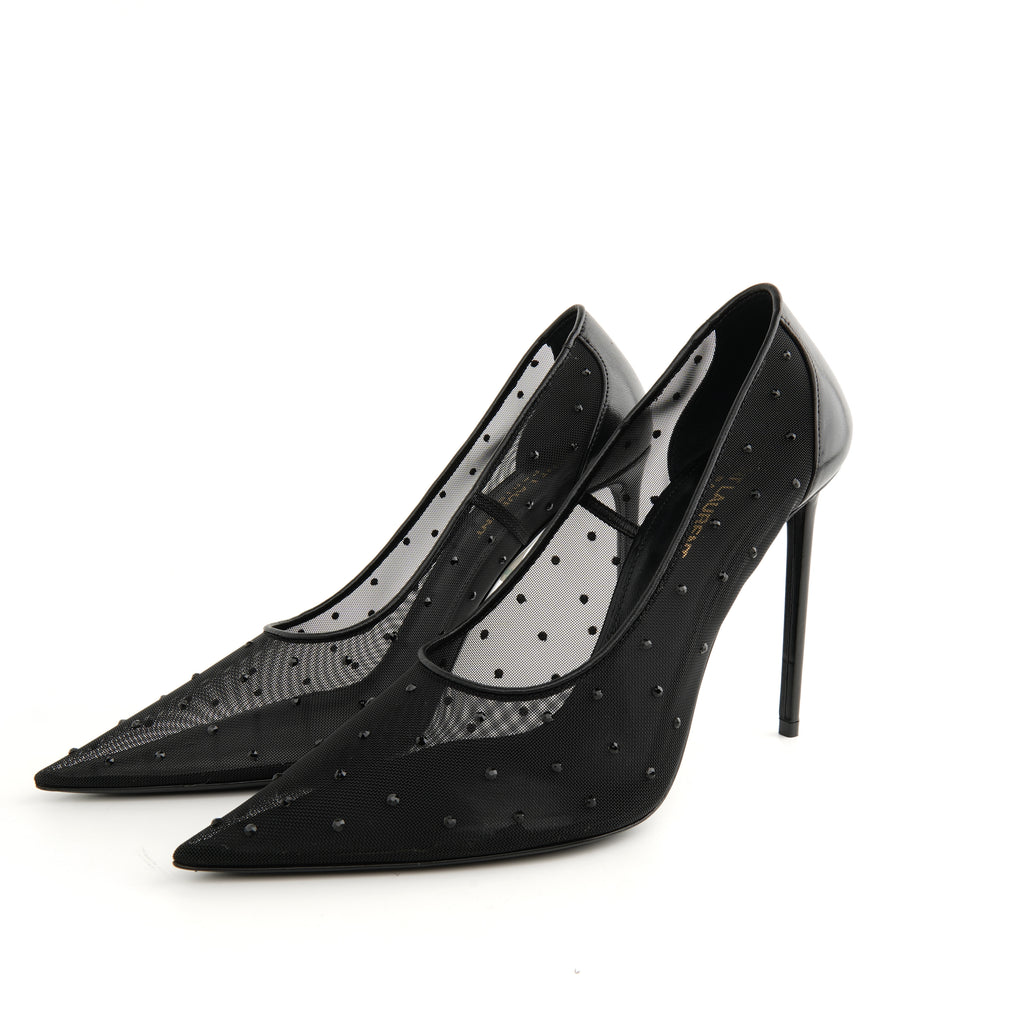 Saint Laurent Anja Rhinestone Pumps 39