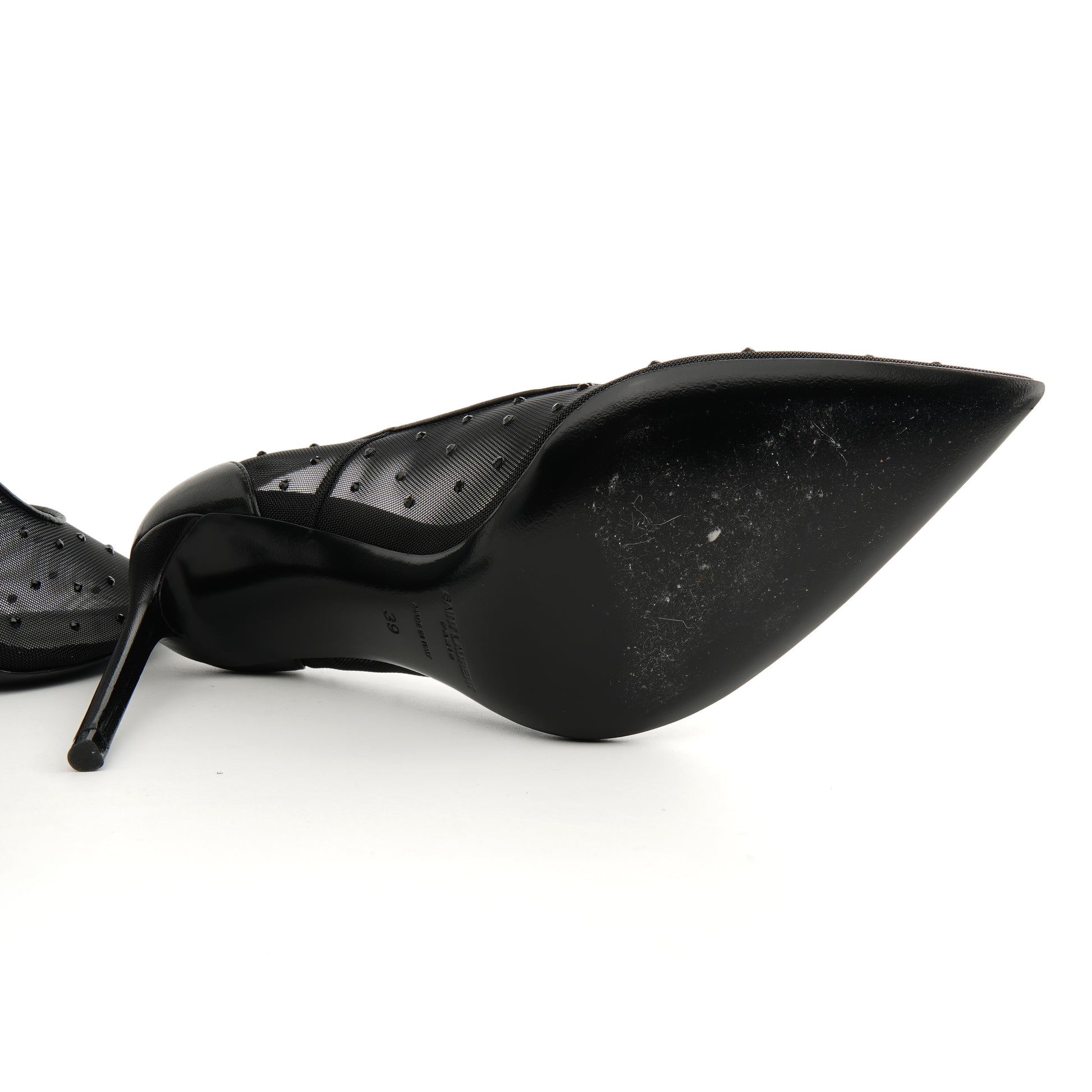 Saint Laurent Anja Rhinestone Pumps 39