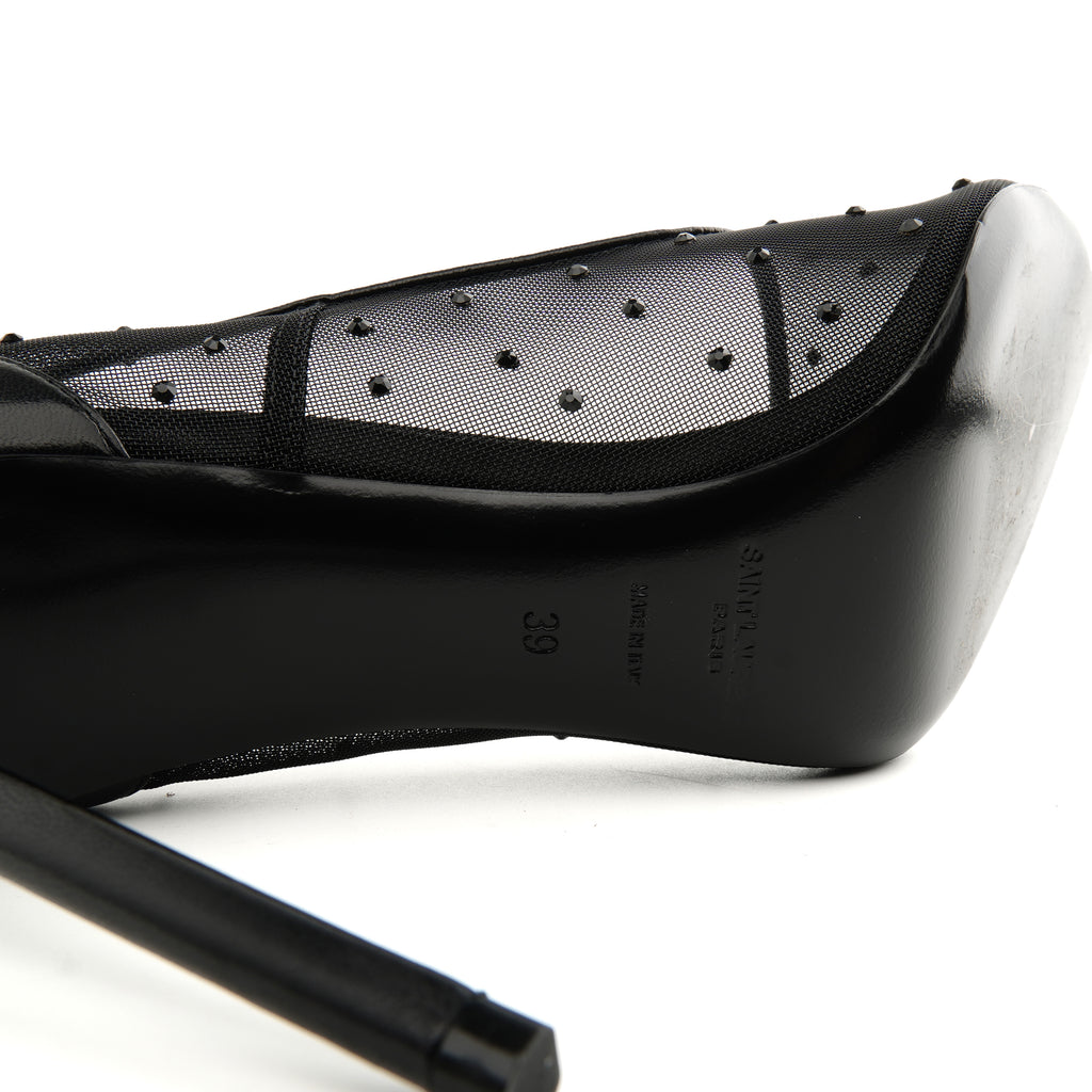 Saint Laurent Anja Rhinestone Pumps 39