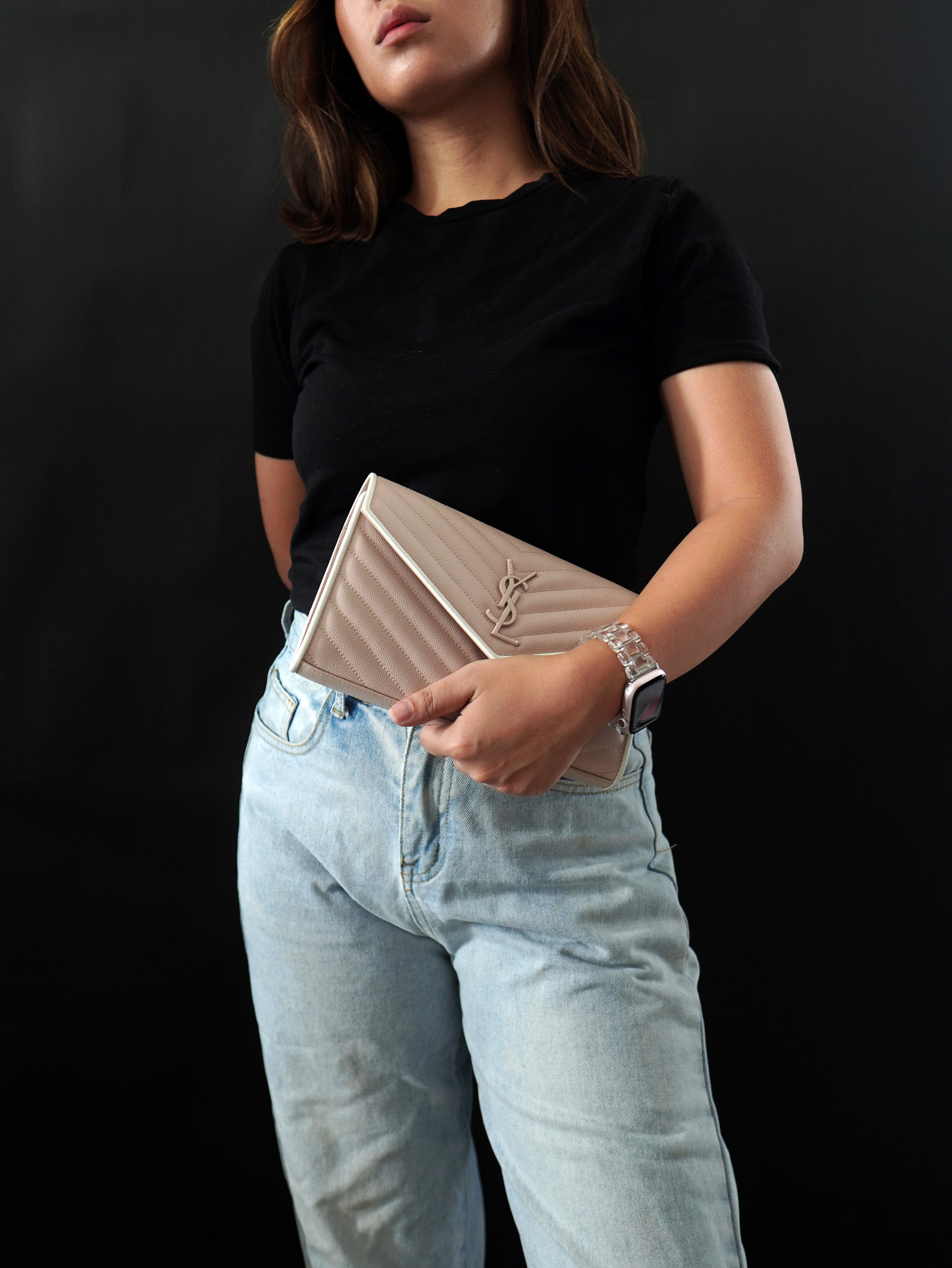 Saint Laurent Envelope Wallet on Chain