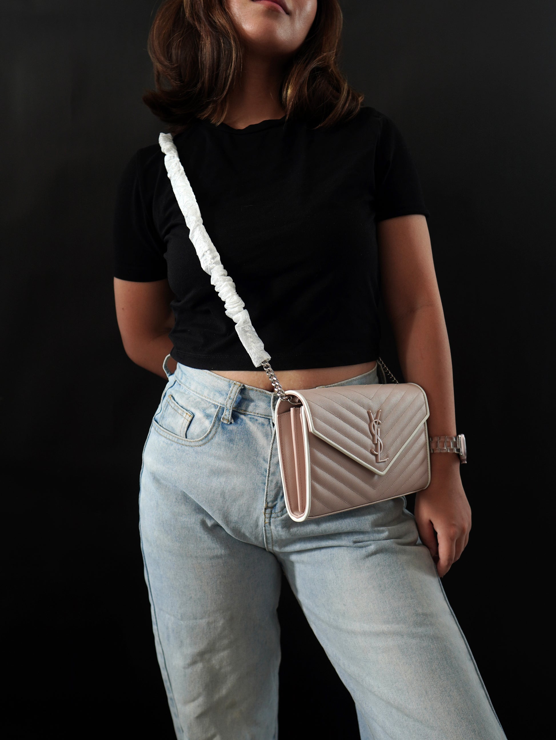 Saint Laurent Envelope Wallet on Chain