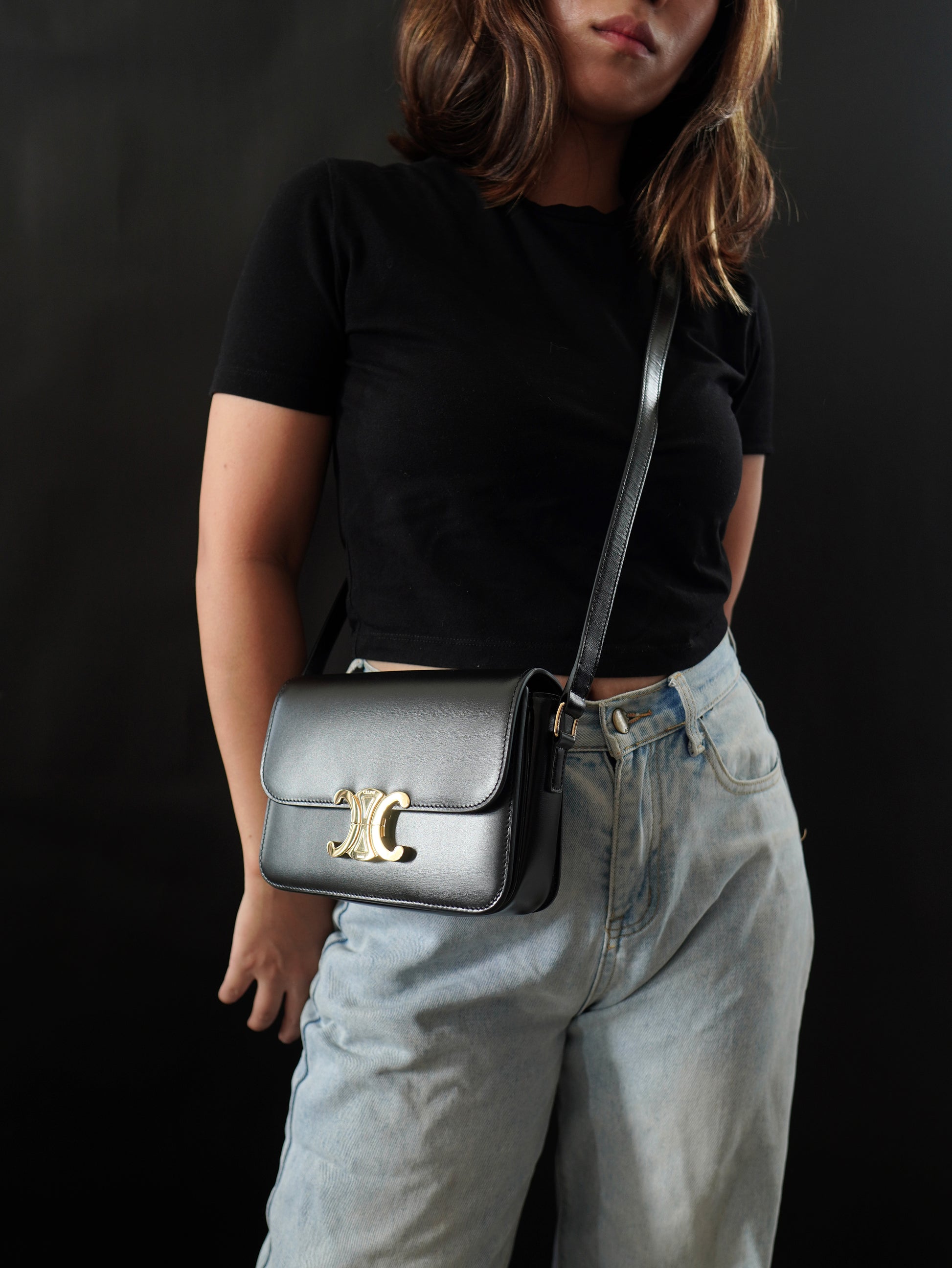 Celine Triomphe Teen Crossbody