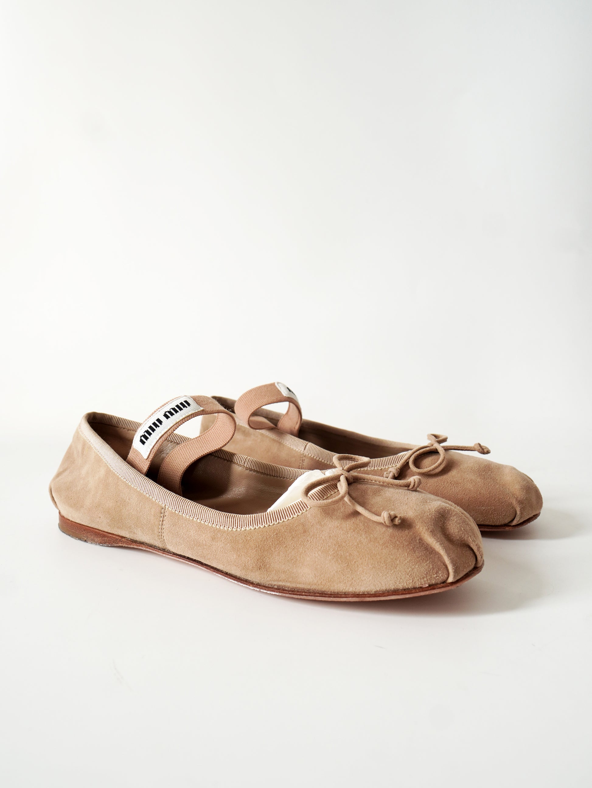 Miu Miu Ballet Flats Suede 36.5