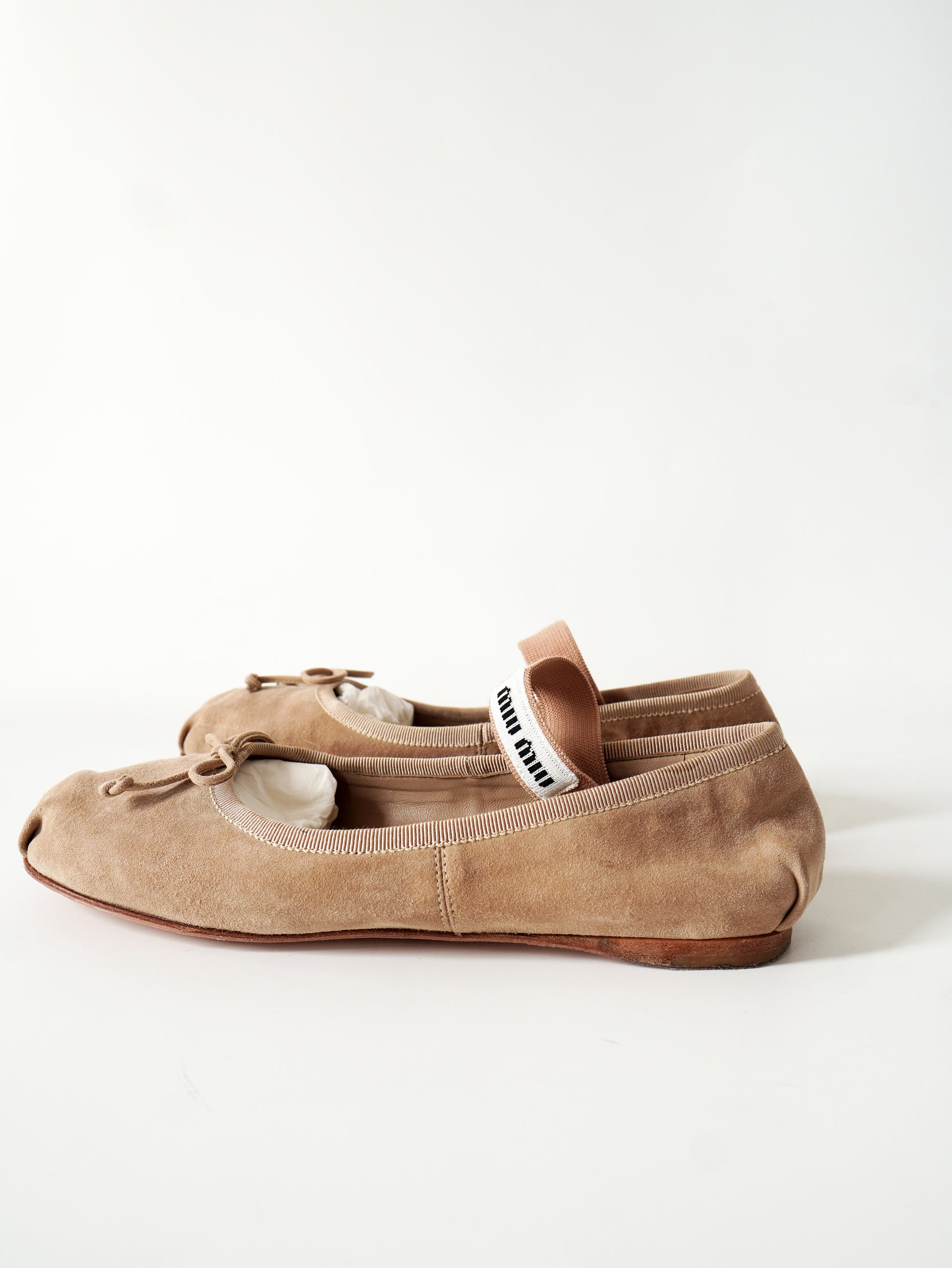 Miu Miu Ballet Flats Suede 36.5