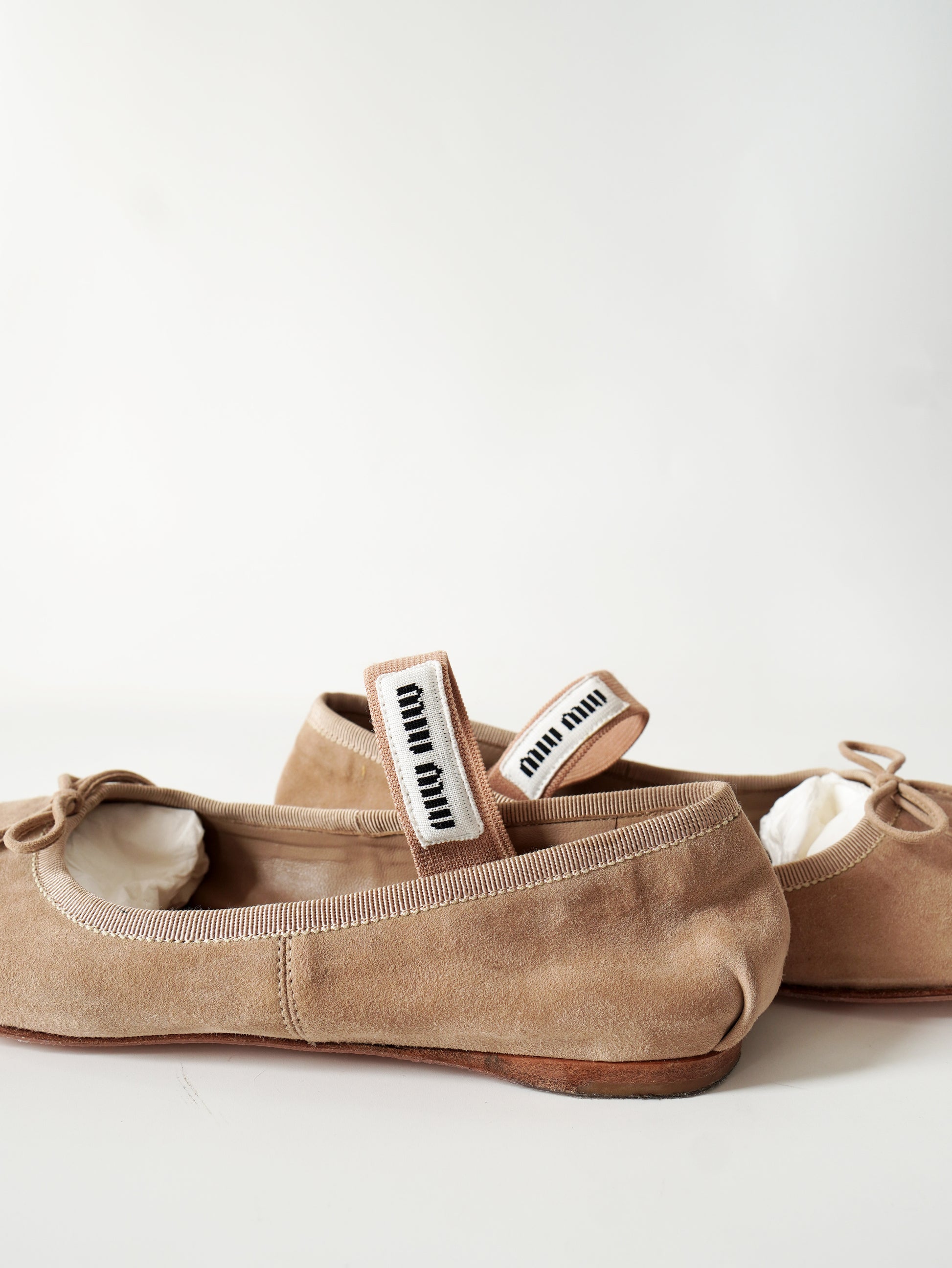 Miu Miu Ballet Flats Suede 36.5