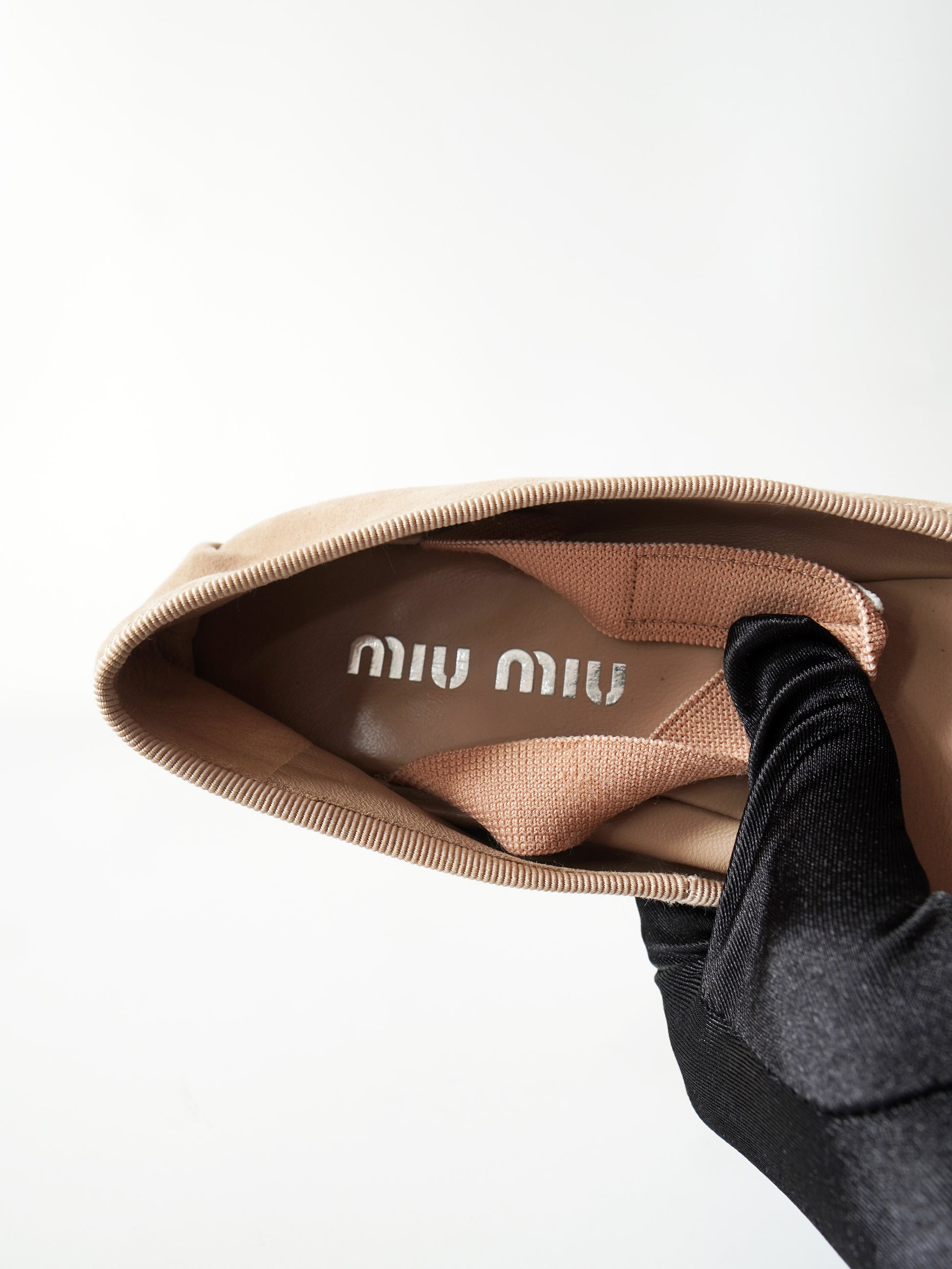 Miu Miu Ballet Flats Suede 36.5