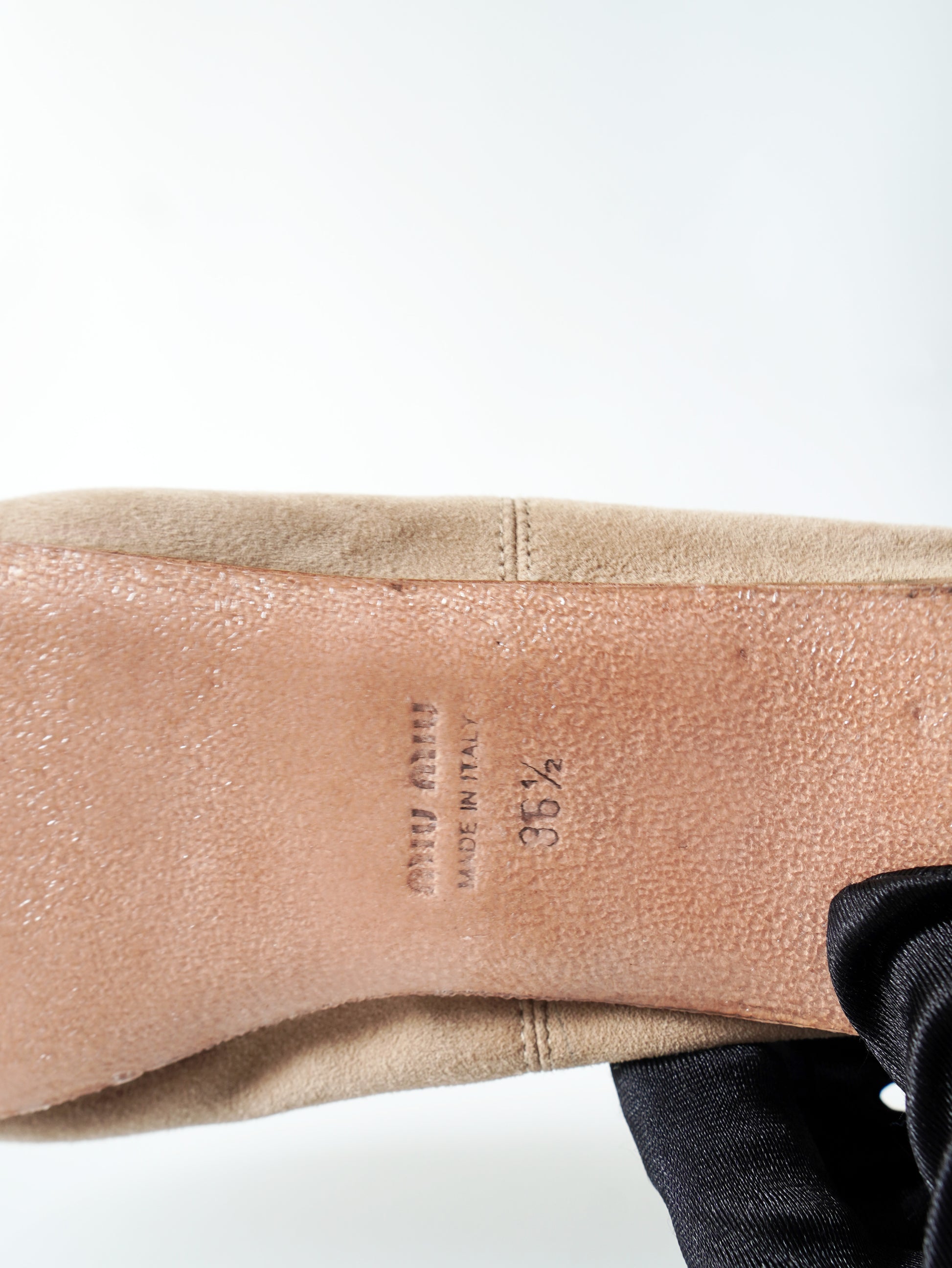 Miu Miu Ballet Flats Suede 36.5