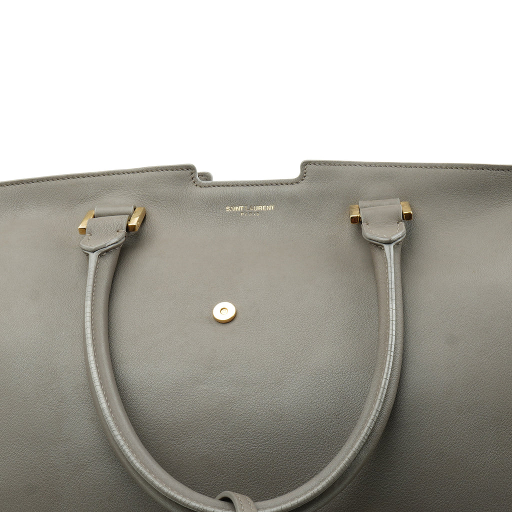Saint Laurent Saint Laurent Monogram Cabas Gray