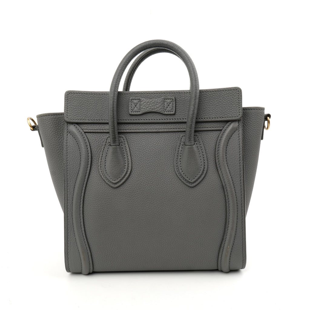 Celine Nano Luggage Grained
