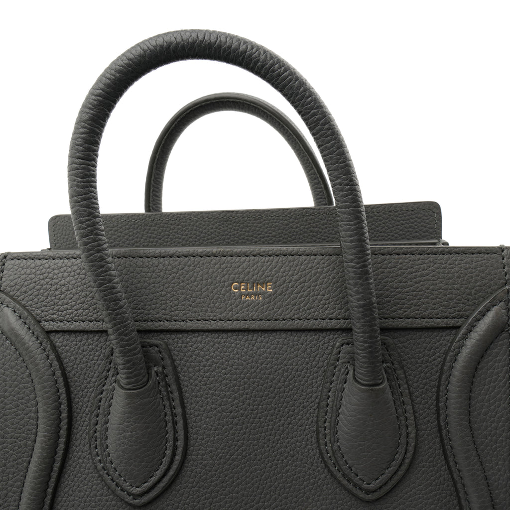 Celine Nano Luggage Grained