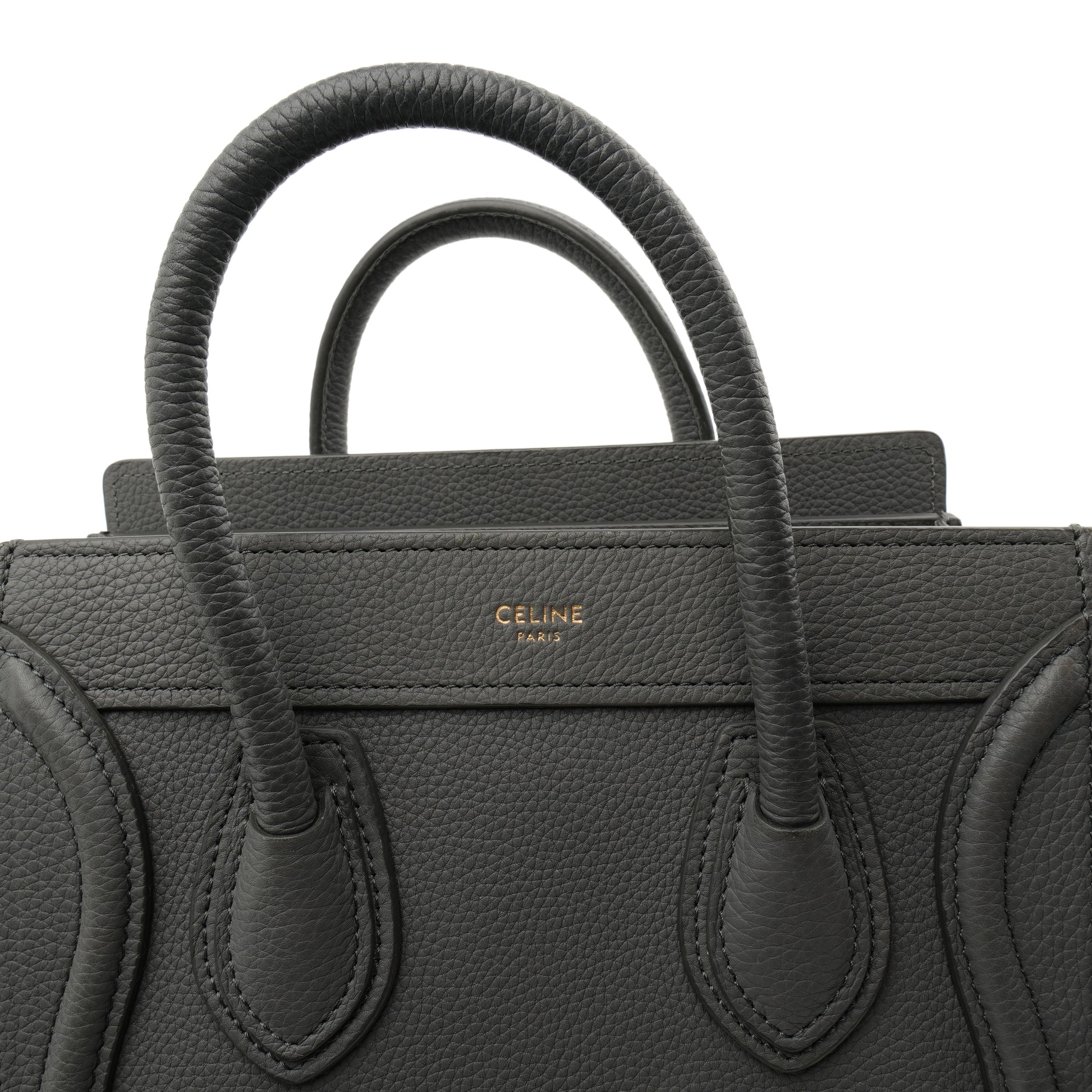 Celine Nano Luggage Grained