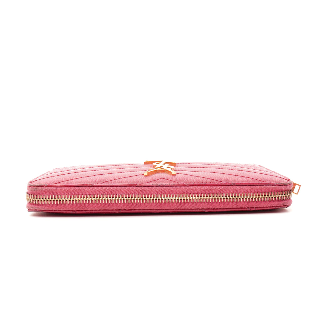 Saint Laurent Monogram Long Zippy Wallet