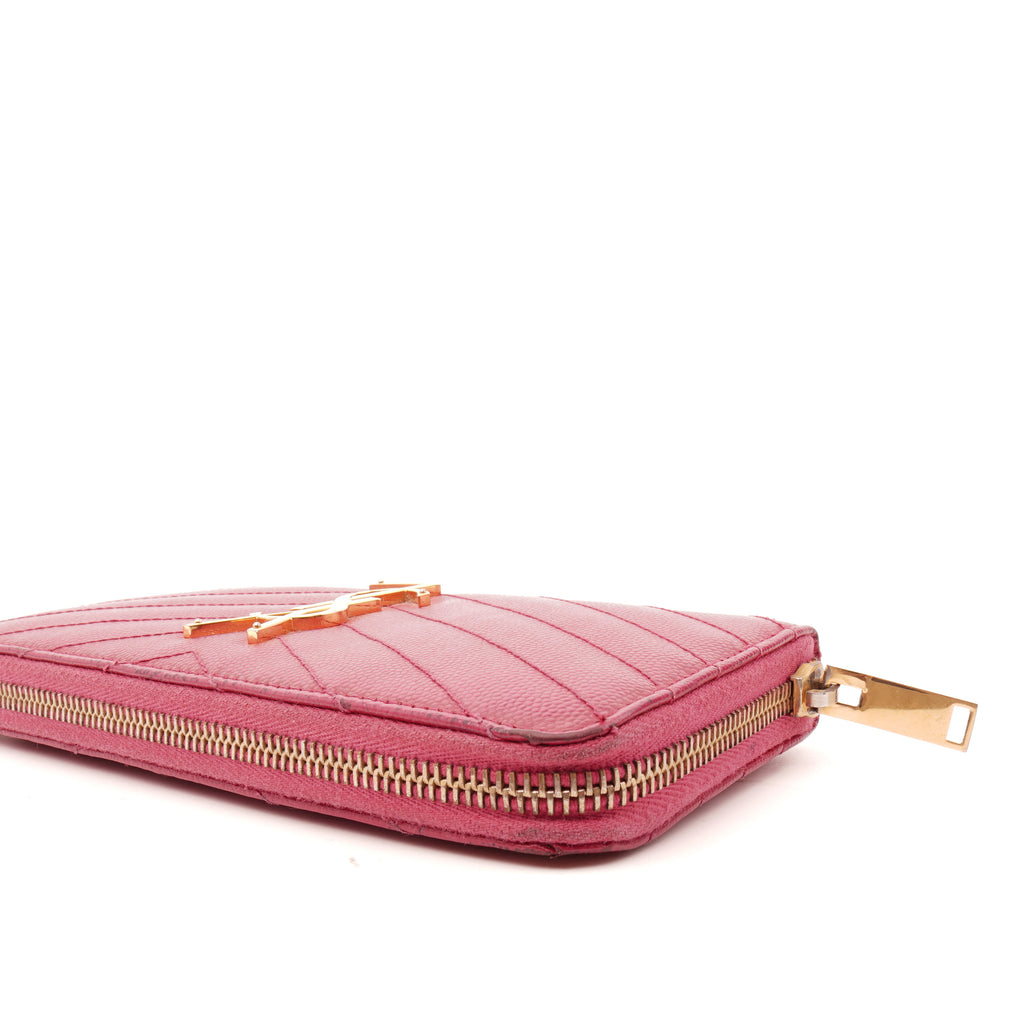 Saint Laurent Monogram Long Zippy Wallet