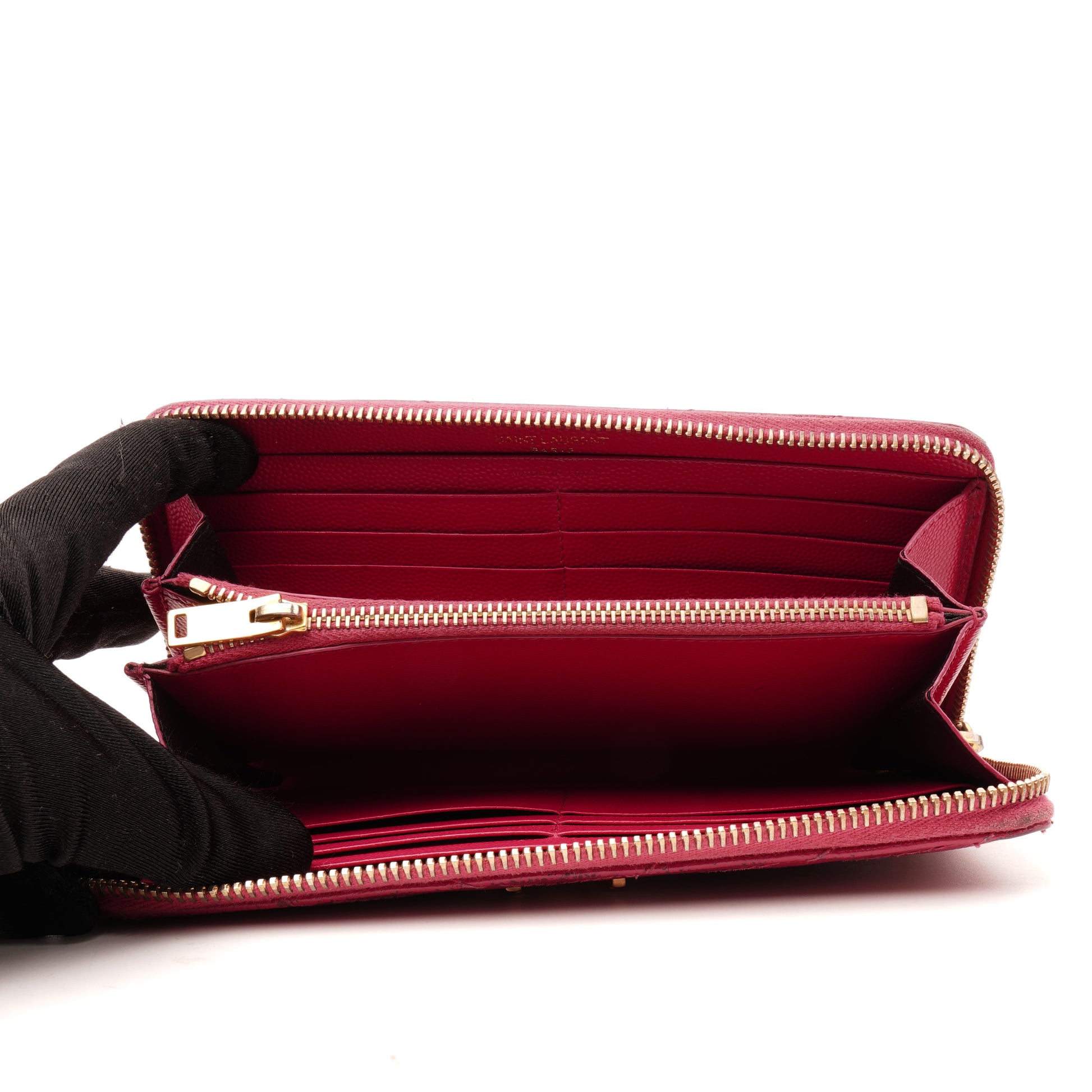 Saint Laurent Monogram Long Zippy Wallet