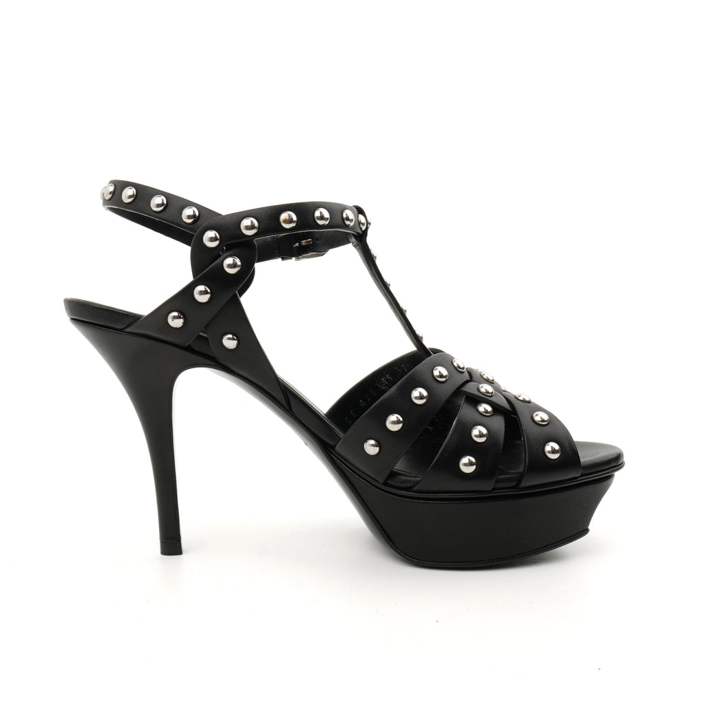 Saint Laurent Studded Tribute Heels 37