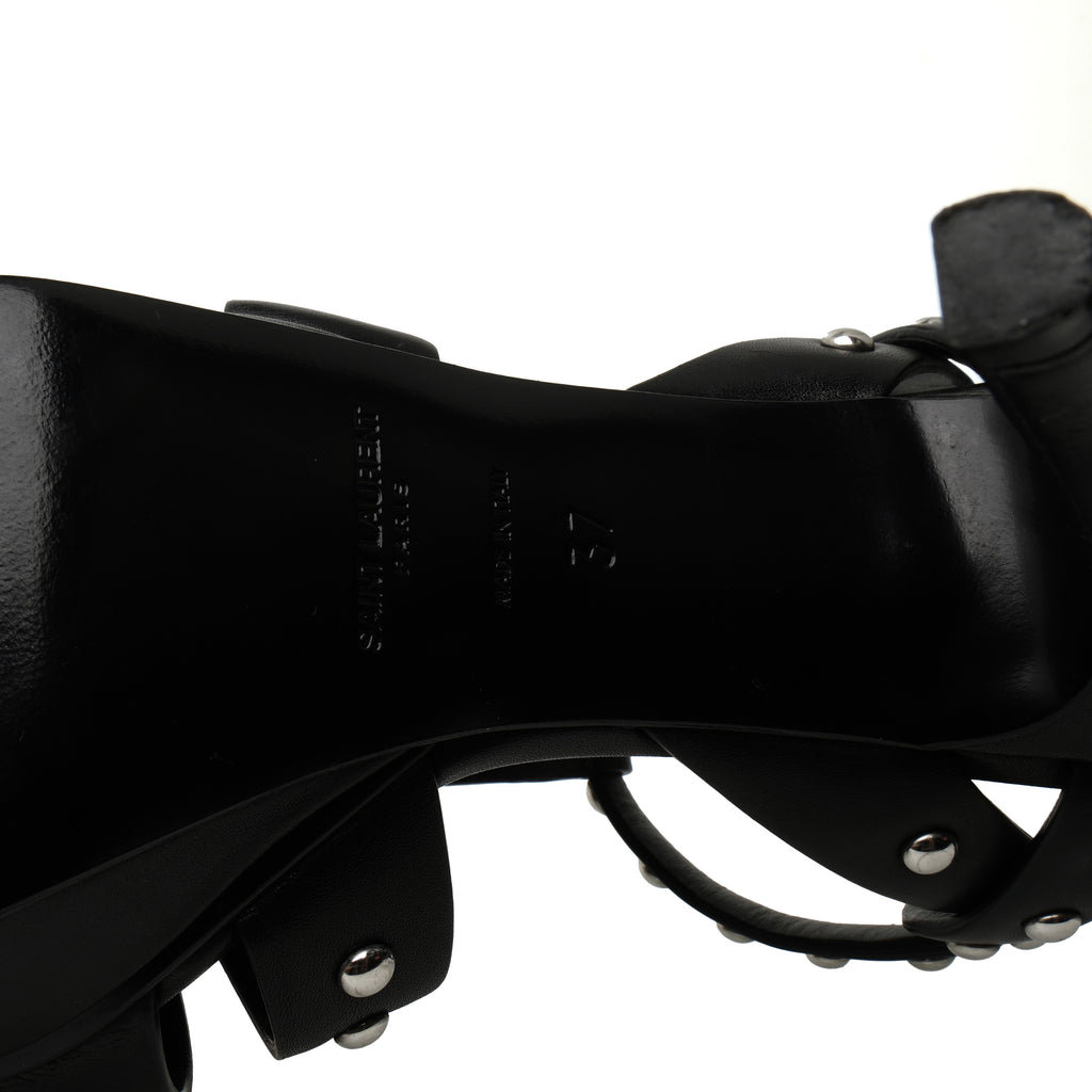 Saint Laurent Studded Tribute Heels 37