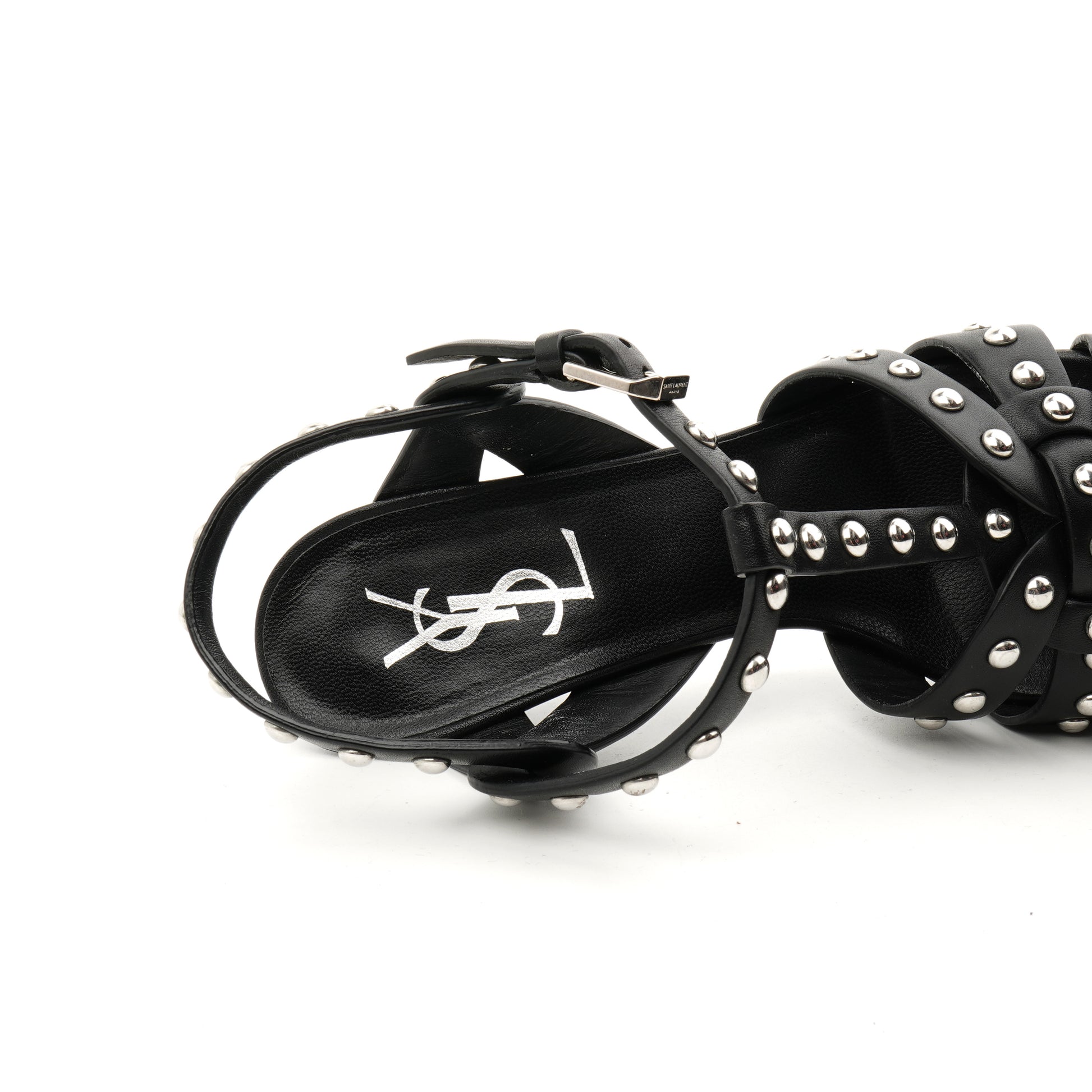 Saint Laurent Studded Tribute Heels 37