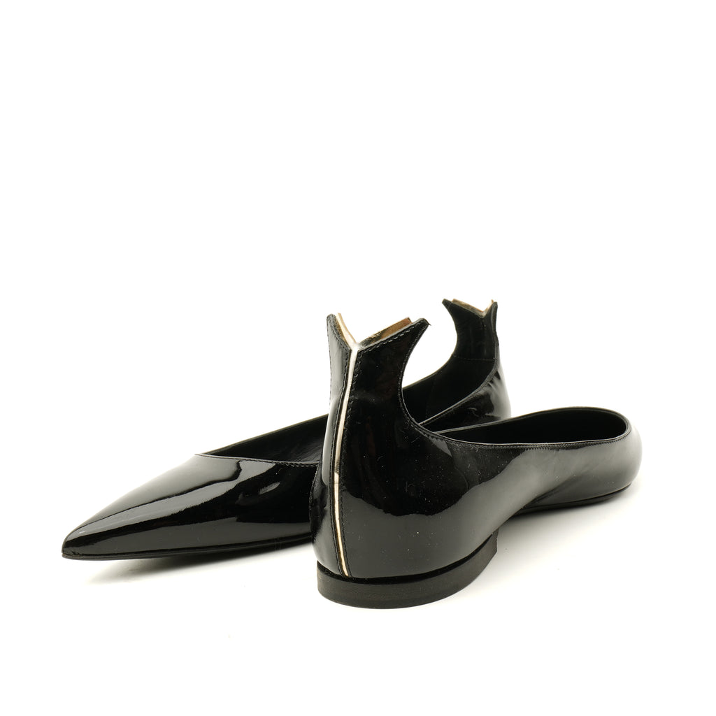 Saint Laurent Patent Ballet Flats 36