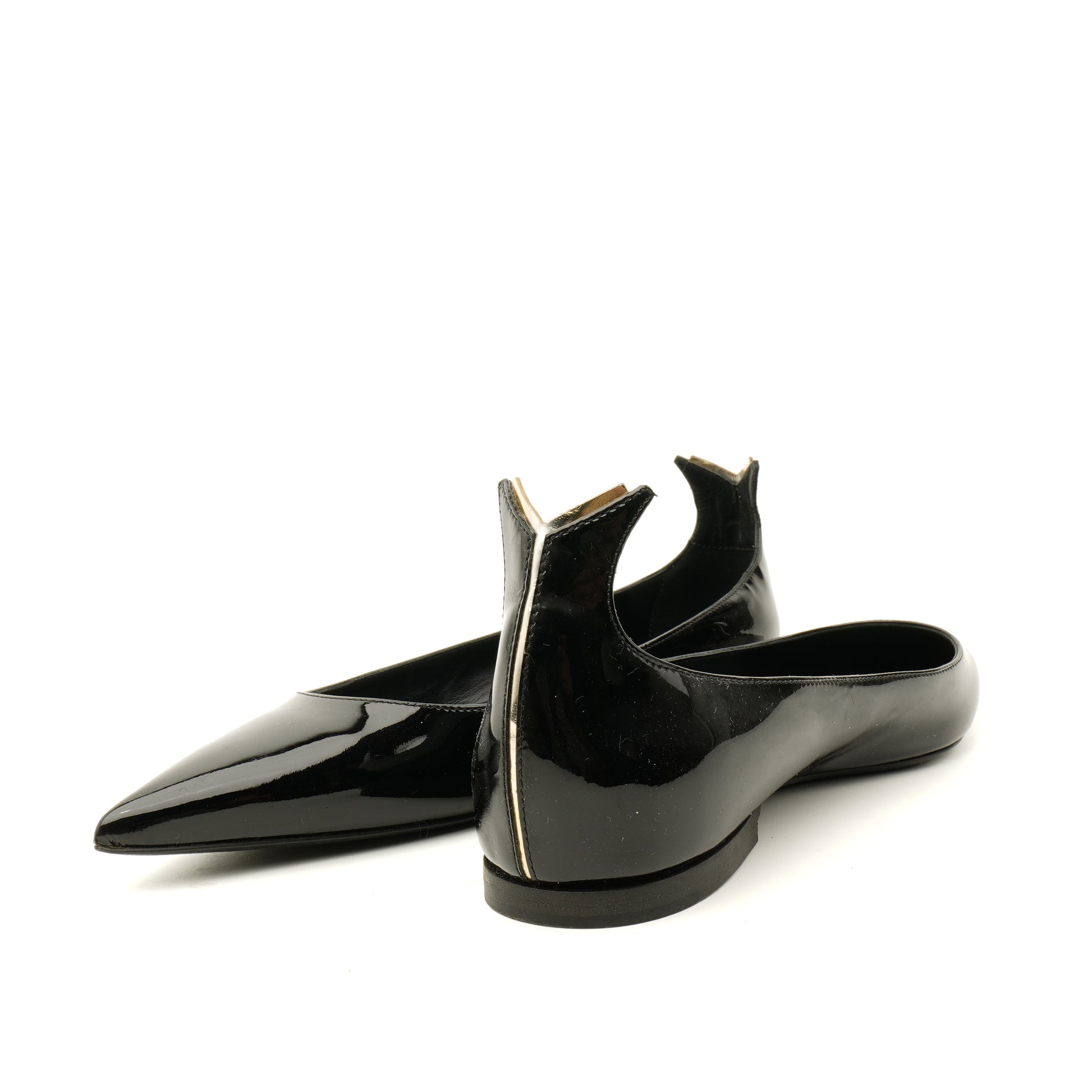 Saint Laurent Patent Ballet Flats 36