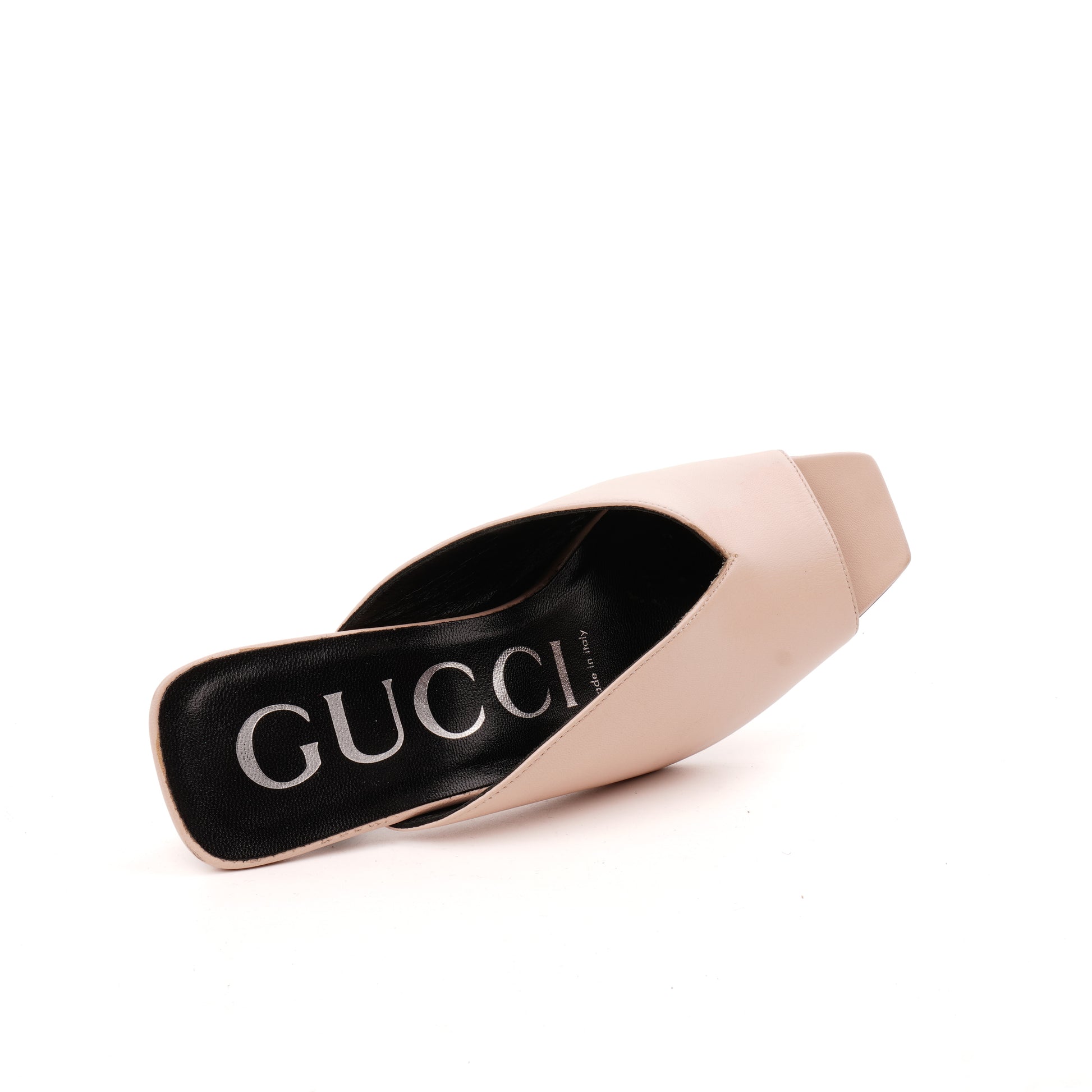 Gucci Leather Slides 36.5