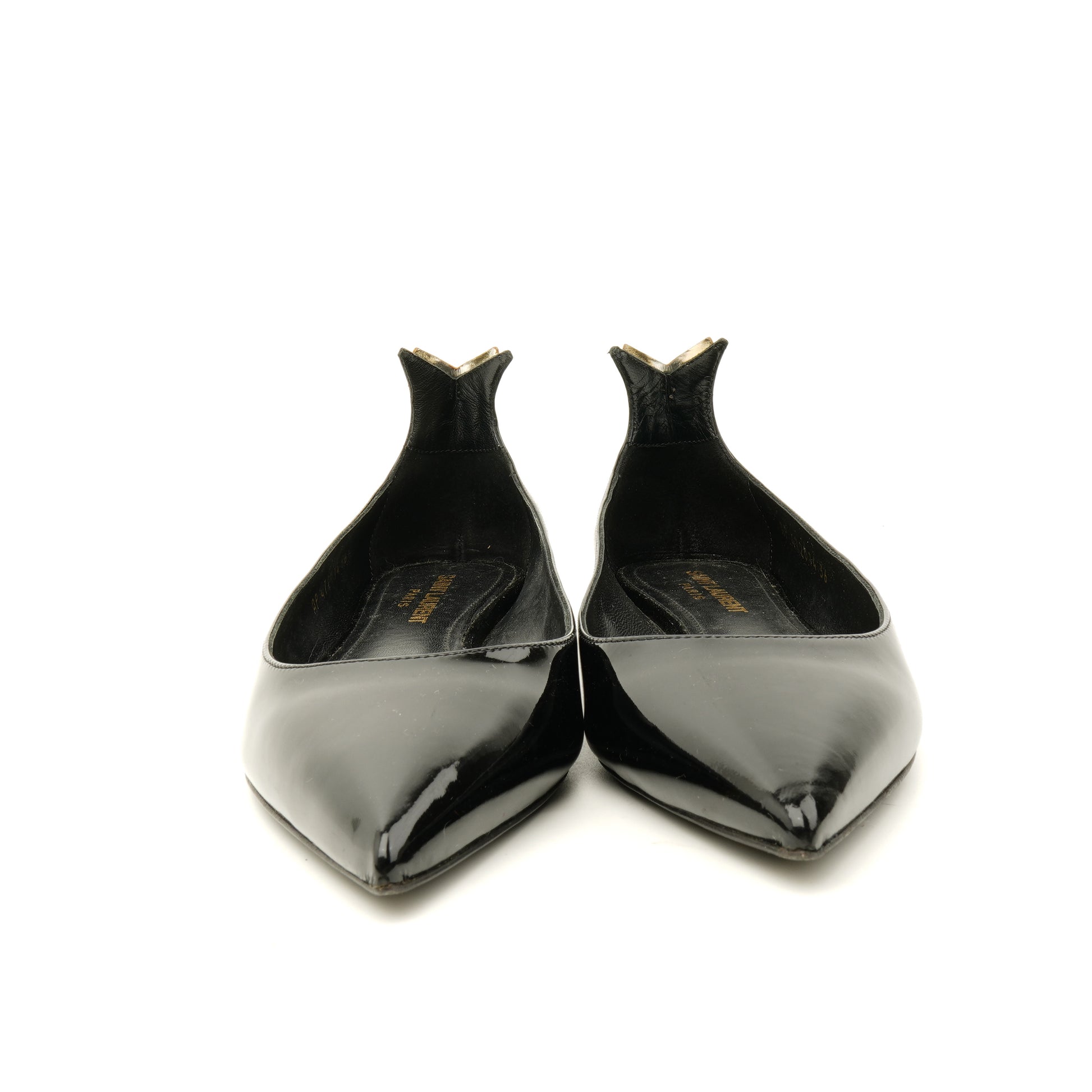 Saint Laurent Patent Ballet Flats 36