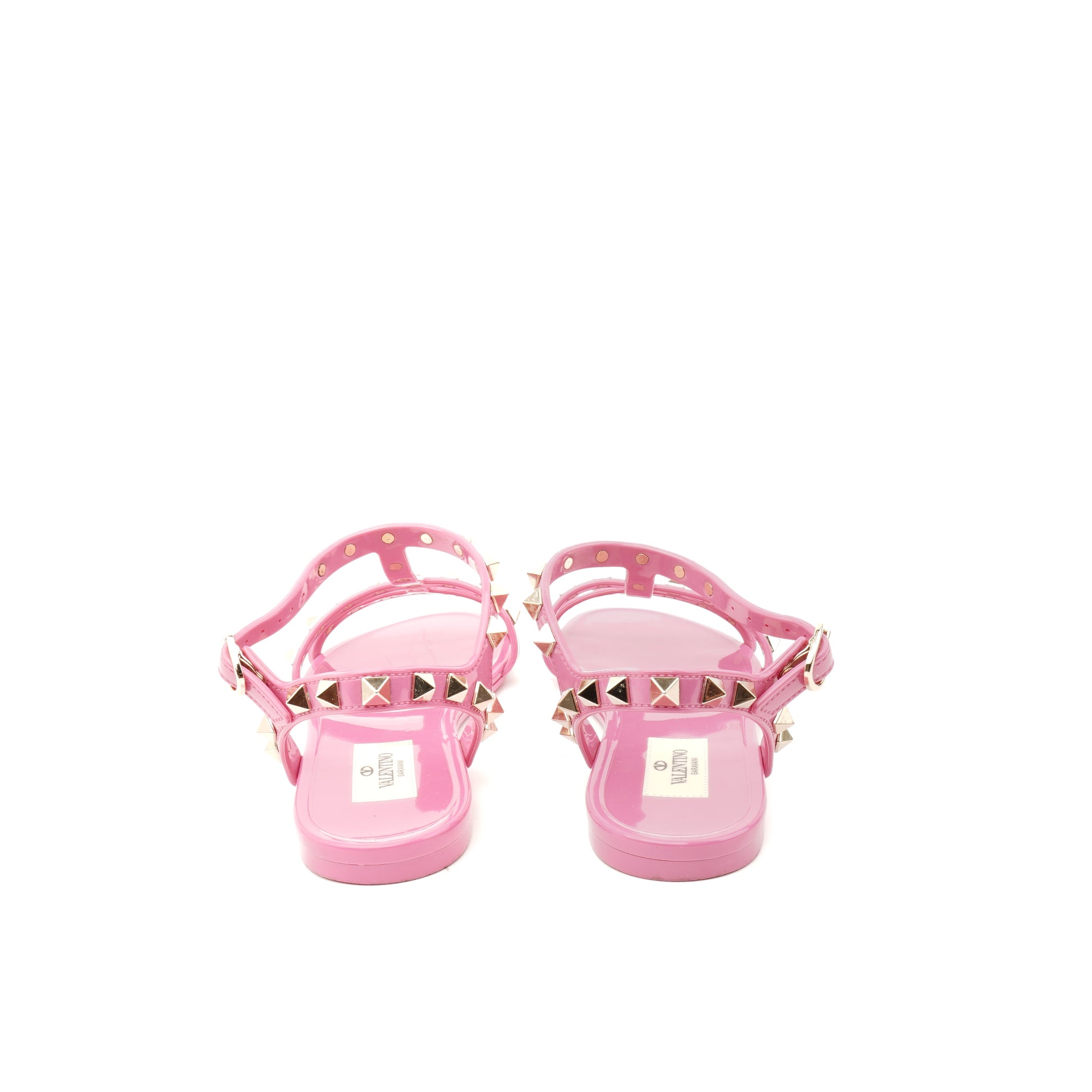 Valentino Rockstud Rubber Sandals 36
