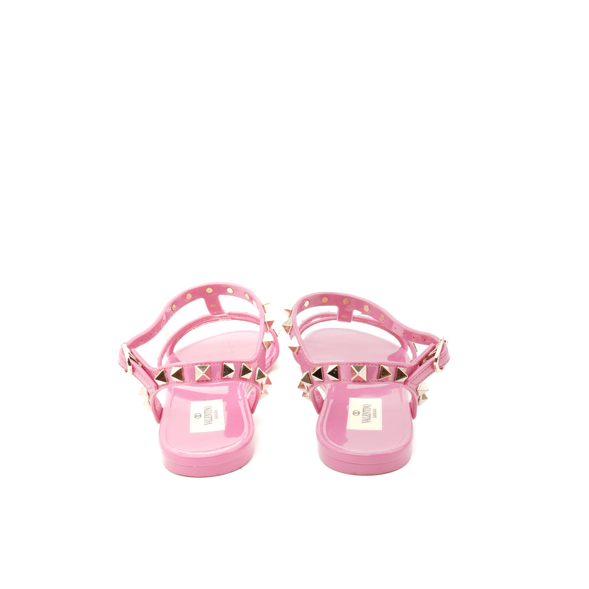 Valentino Rockstud Rubber Sandals 36