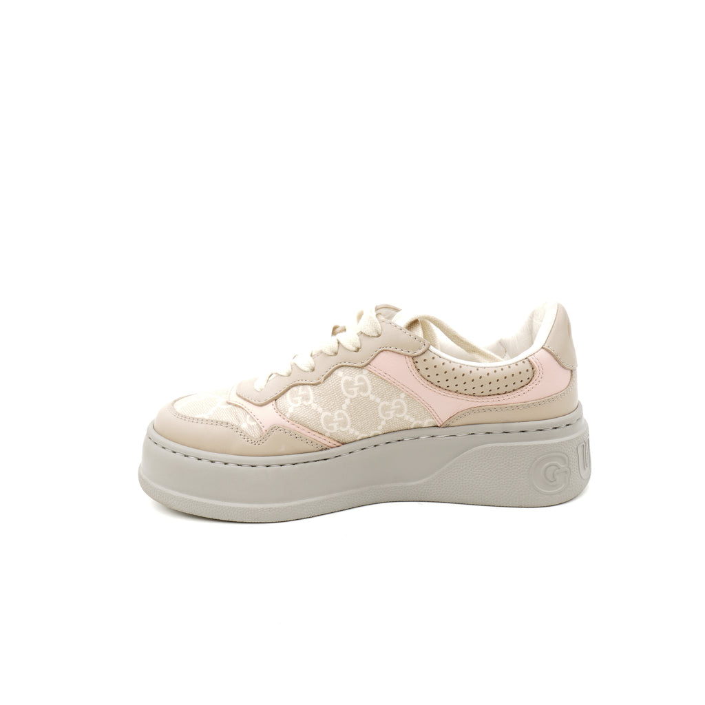 Gucci Supreme Monogram Perforated Platform Sneakers 35