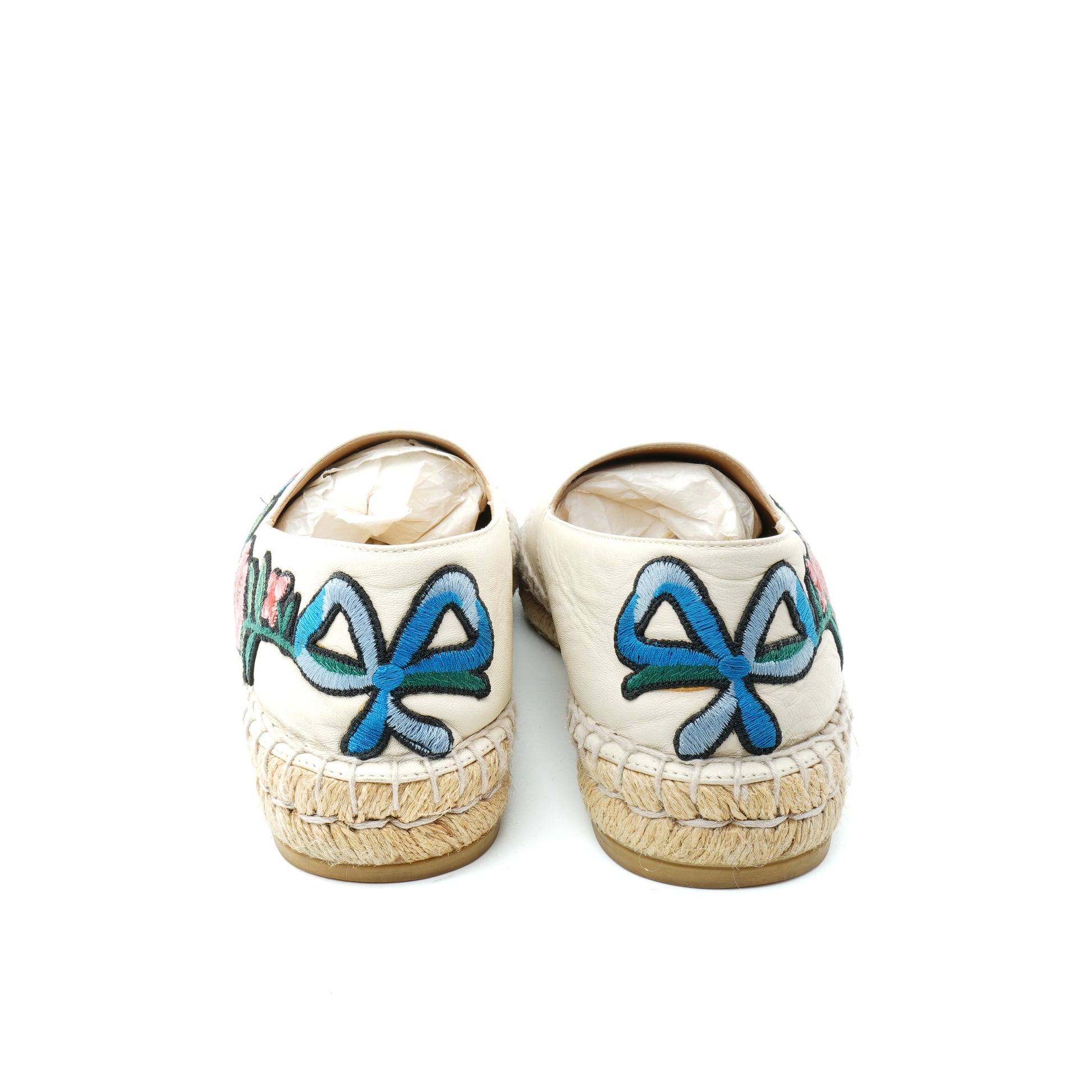 Gucci Embroidered Espadrilles 36