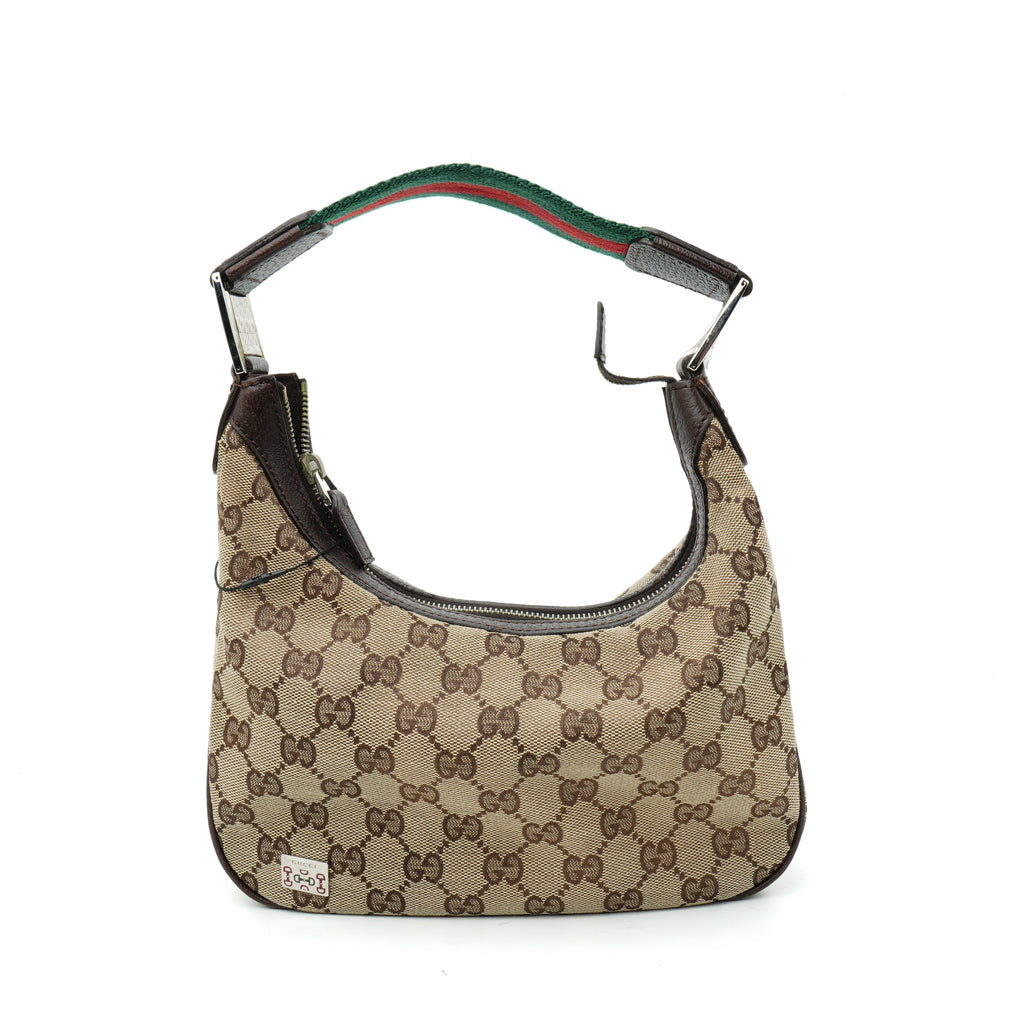 Gucci Sherry Line Canvas Hobo