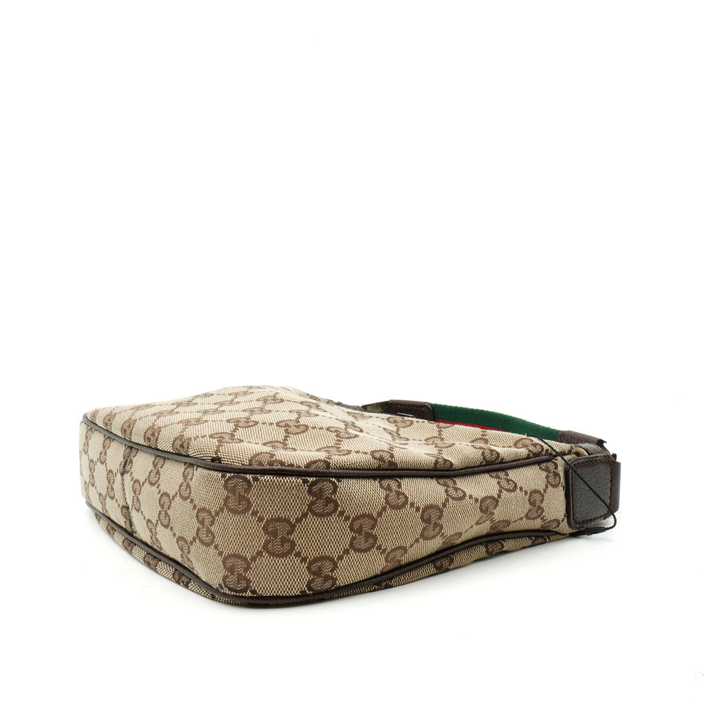 Gucci Sherry Line Canvas Hobo