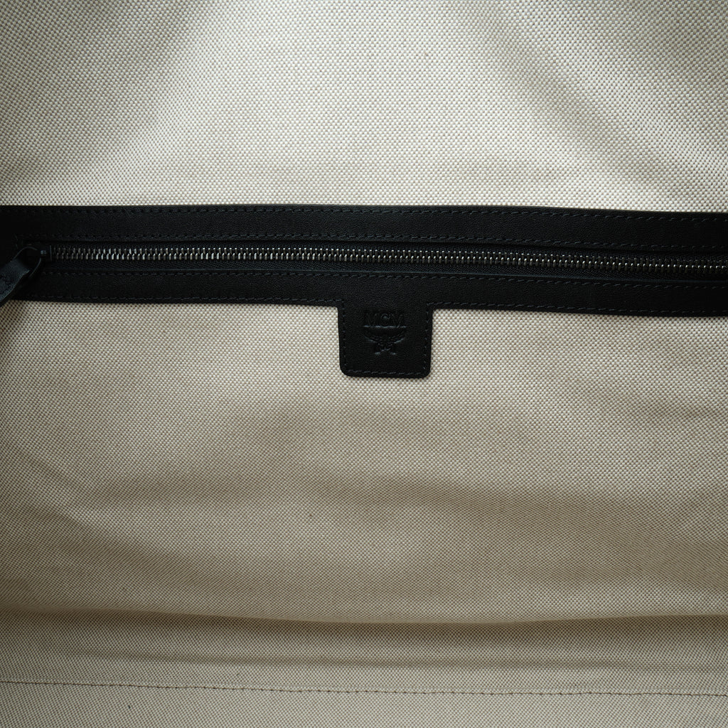 MCM Cubic Logo Weekender Duffle Bag