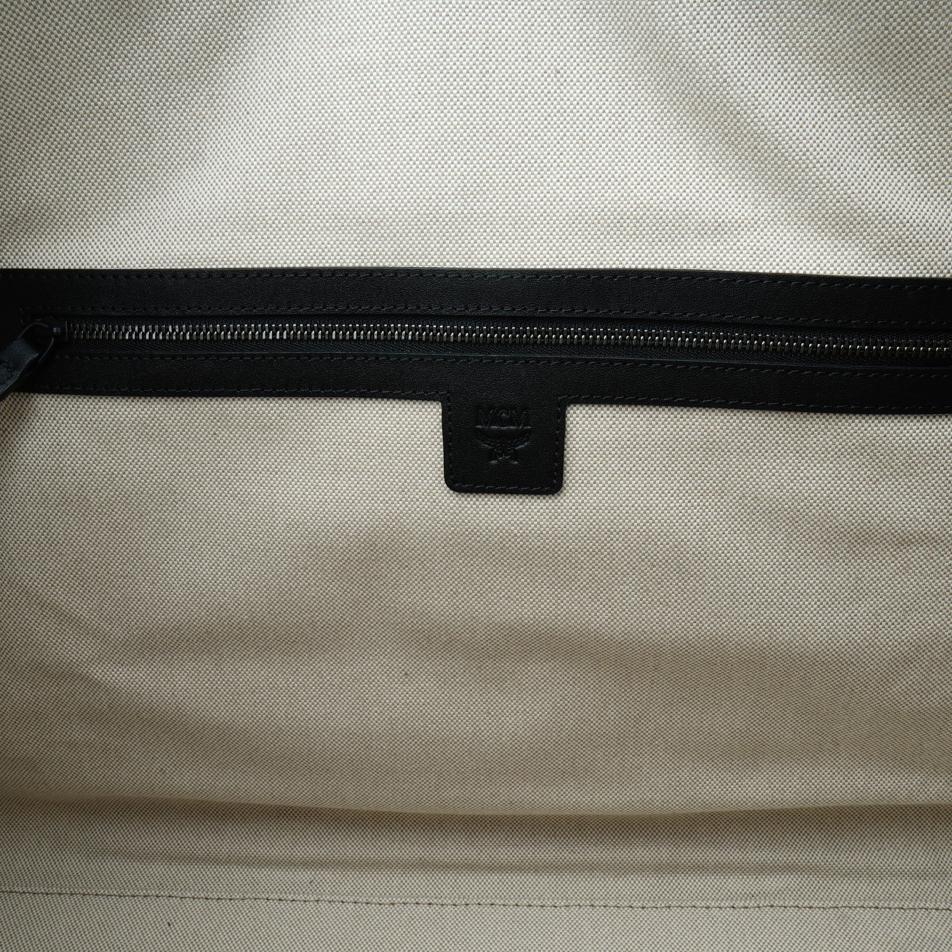MCM Cubic Logo Weekender Duffle Bag