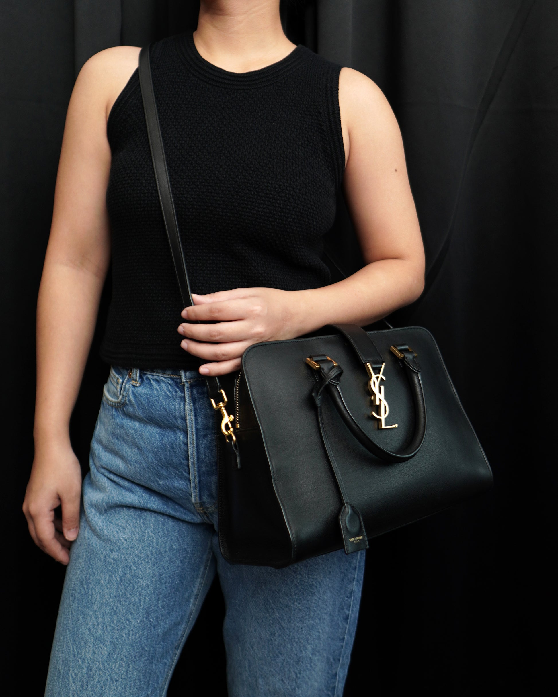 Saint Laurent Monogram Cabas Small