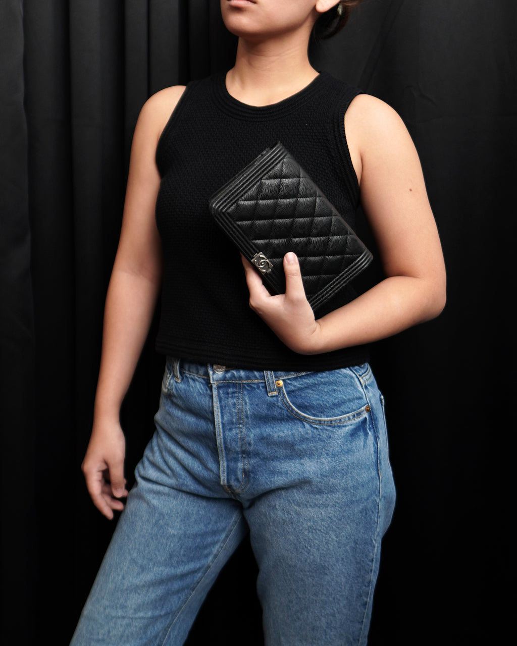 Chanel Boy Wallet On Chain