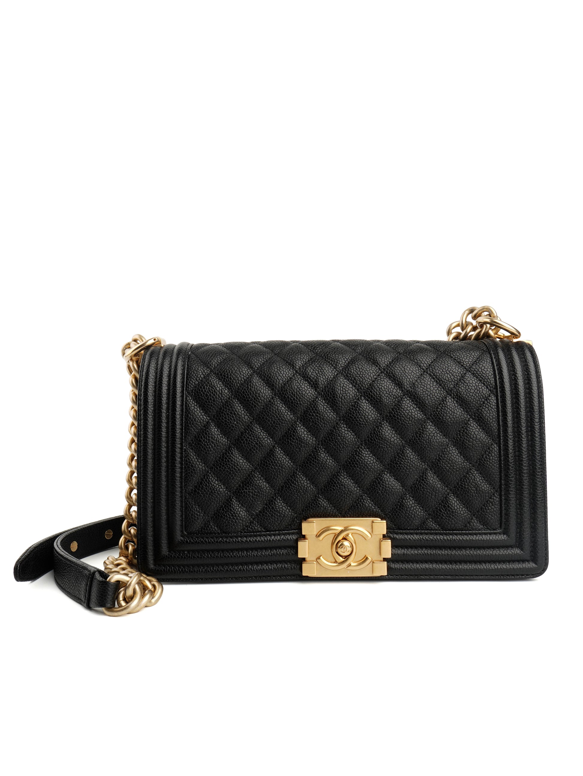 Chanel Boy Medium Caviar
