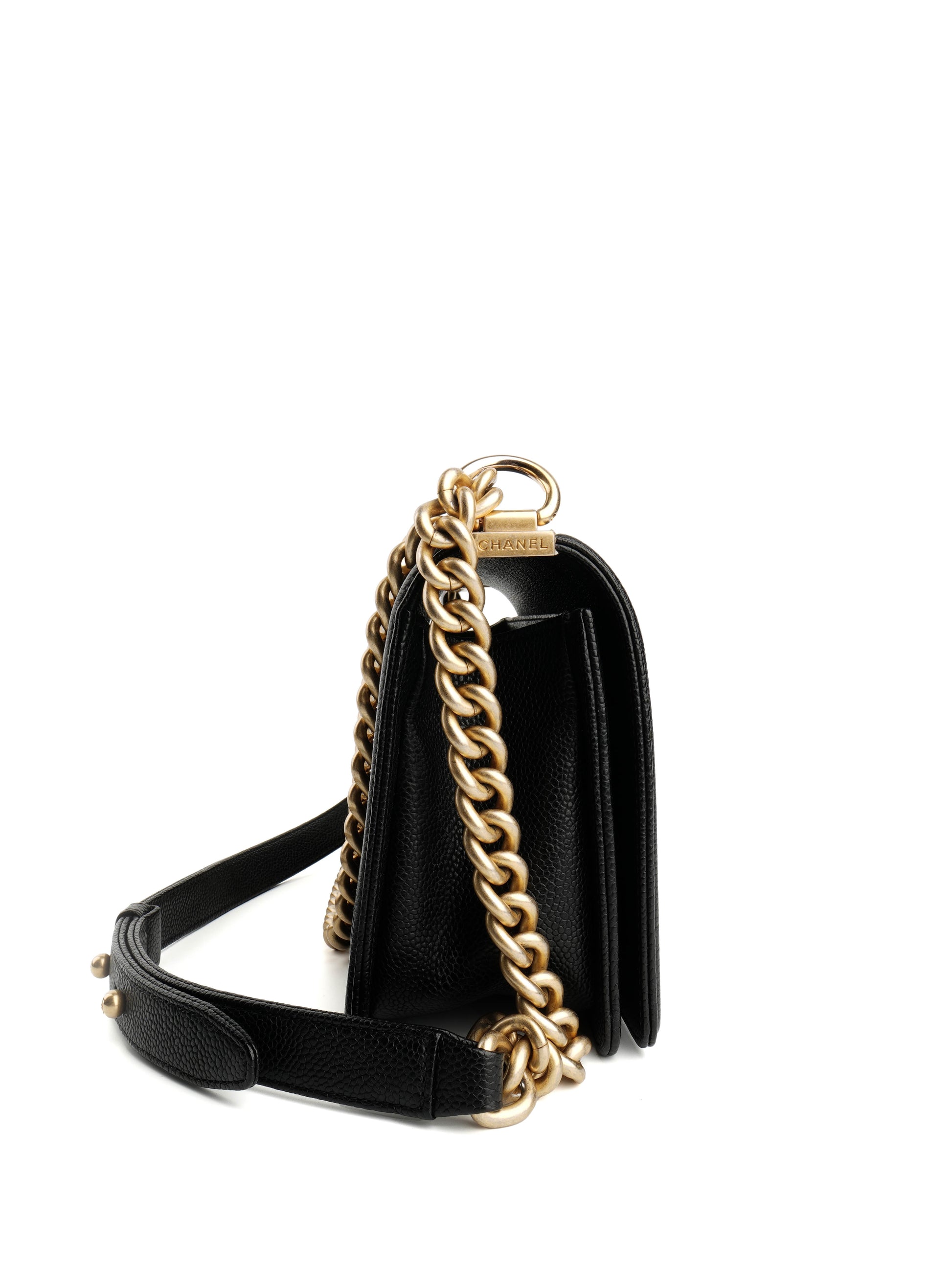 Chanel Boy Medium Caviar