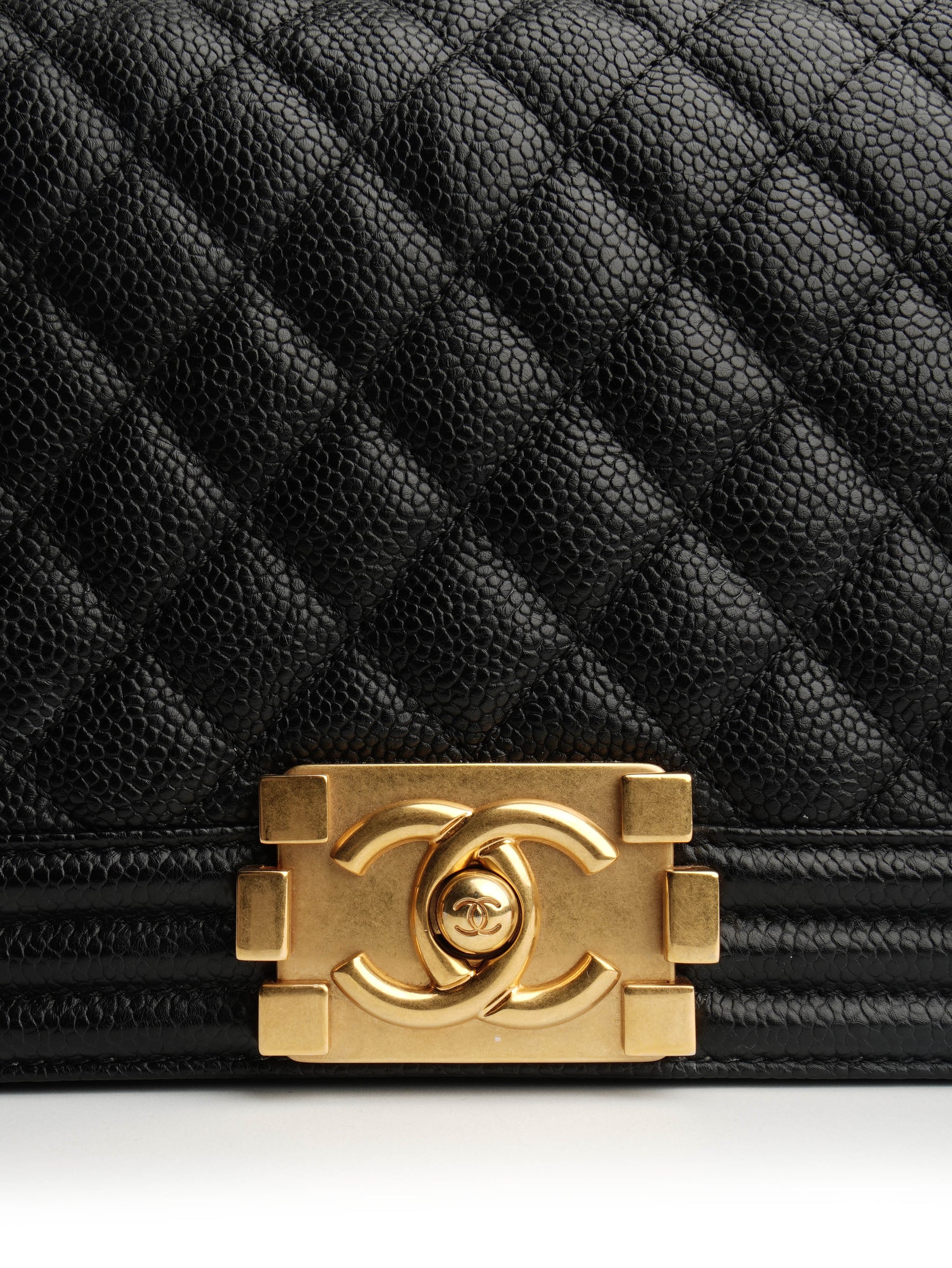 Chanel Boy Medium Caviar