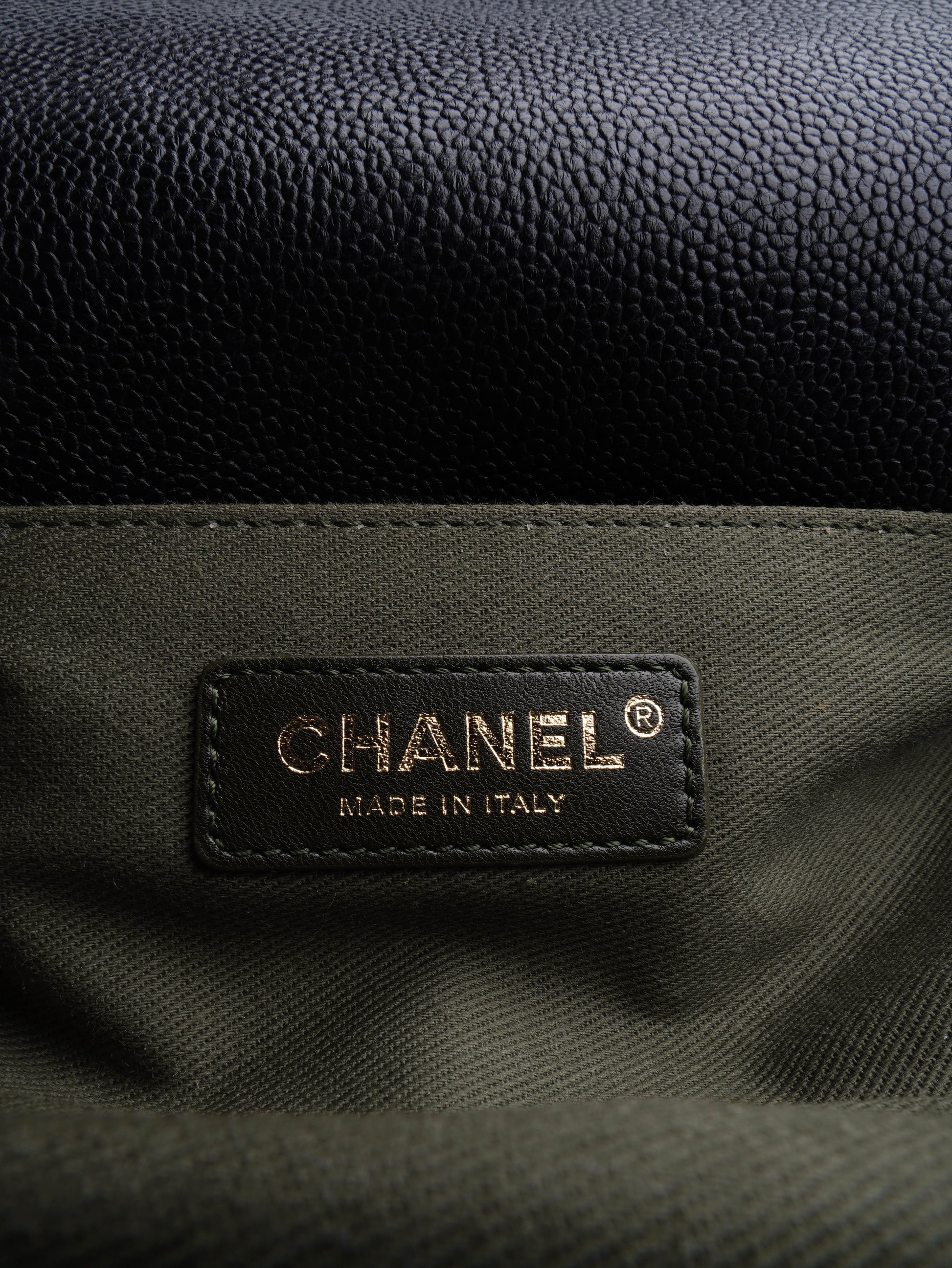 Chanel Boy Medium Caviar