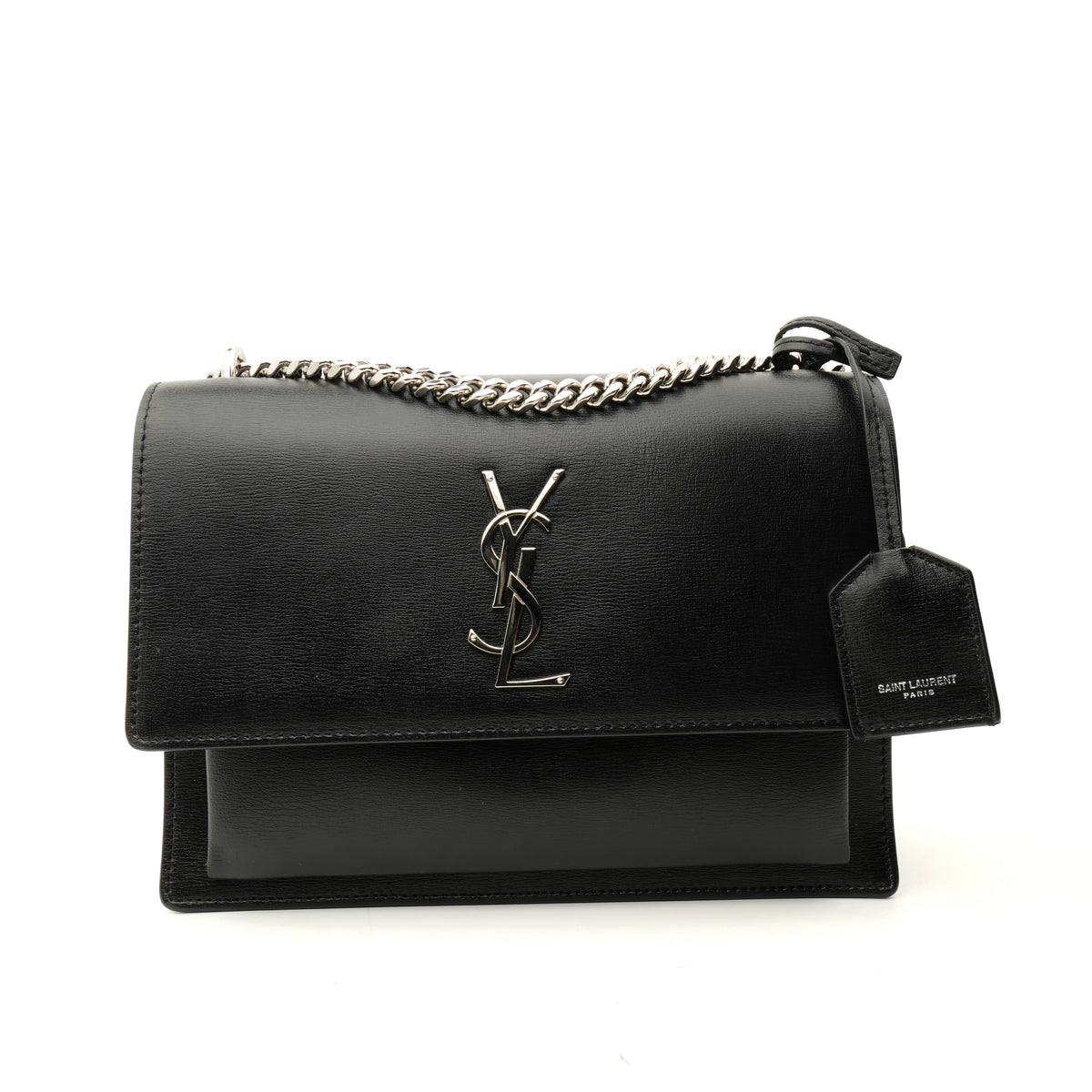 Saint Laurent Sunset Small Black SHW
