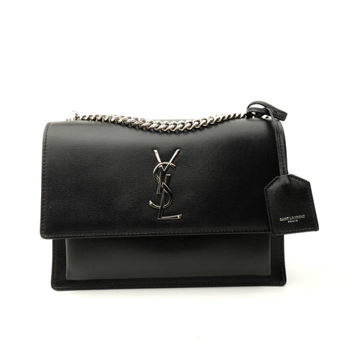 Saint Laurent Sunset Medium Black SHW