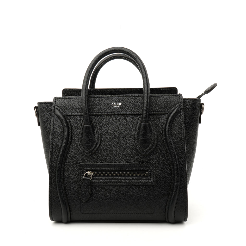 Celine Nano Luggage Grained