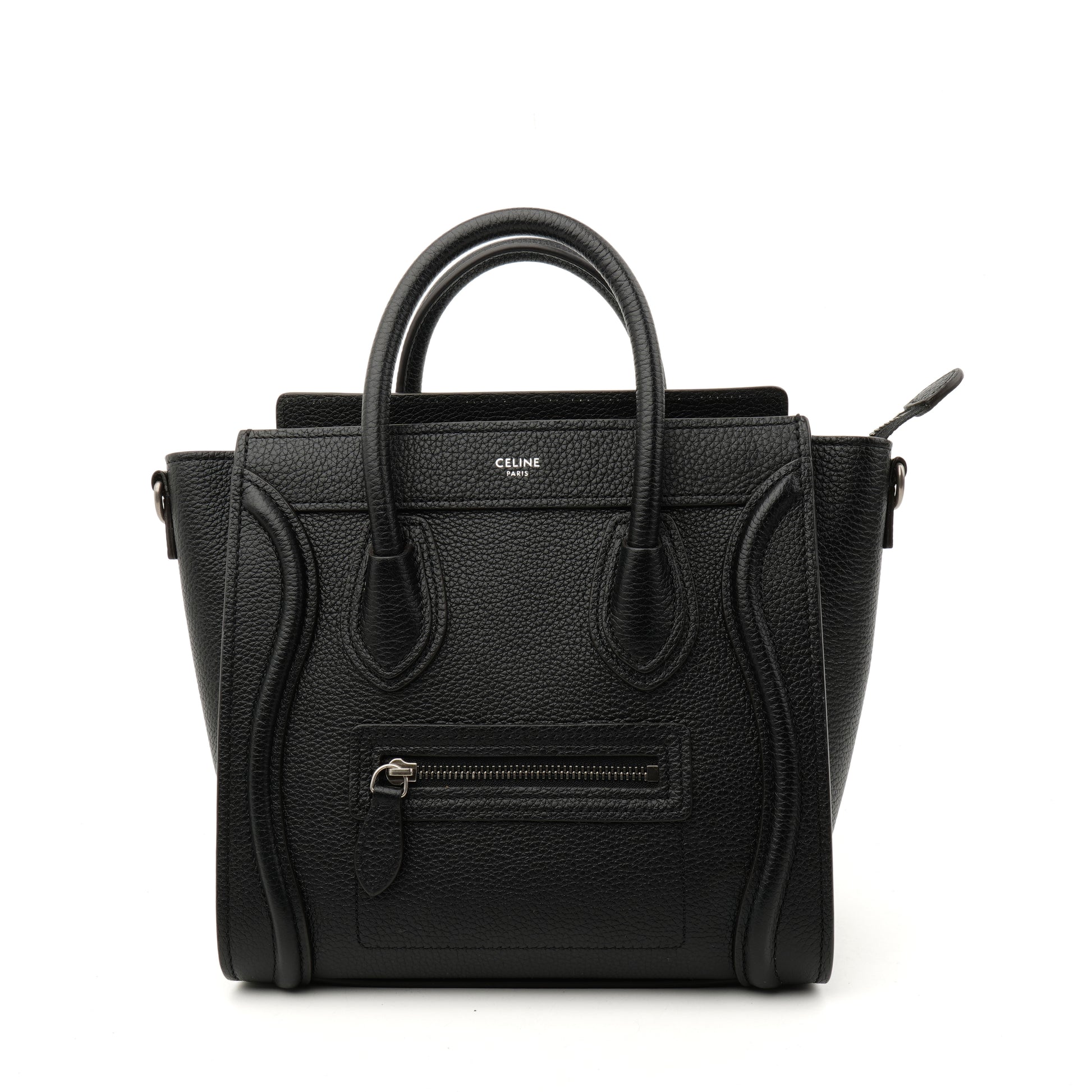 Celine Nano Luggage Grained