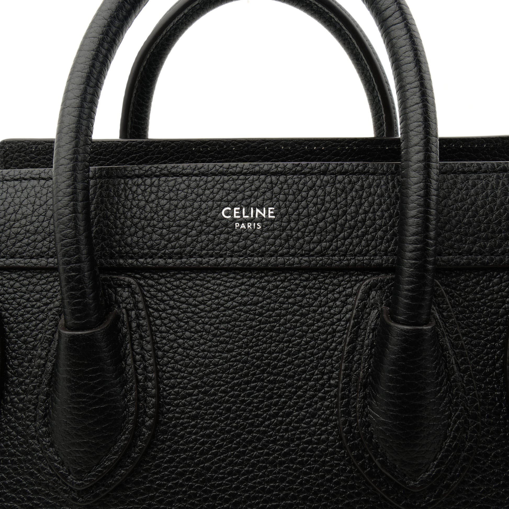 Celine Nano Luggage Grained