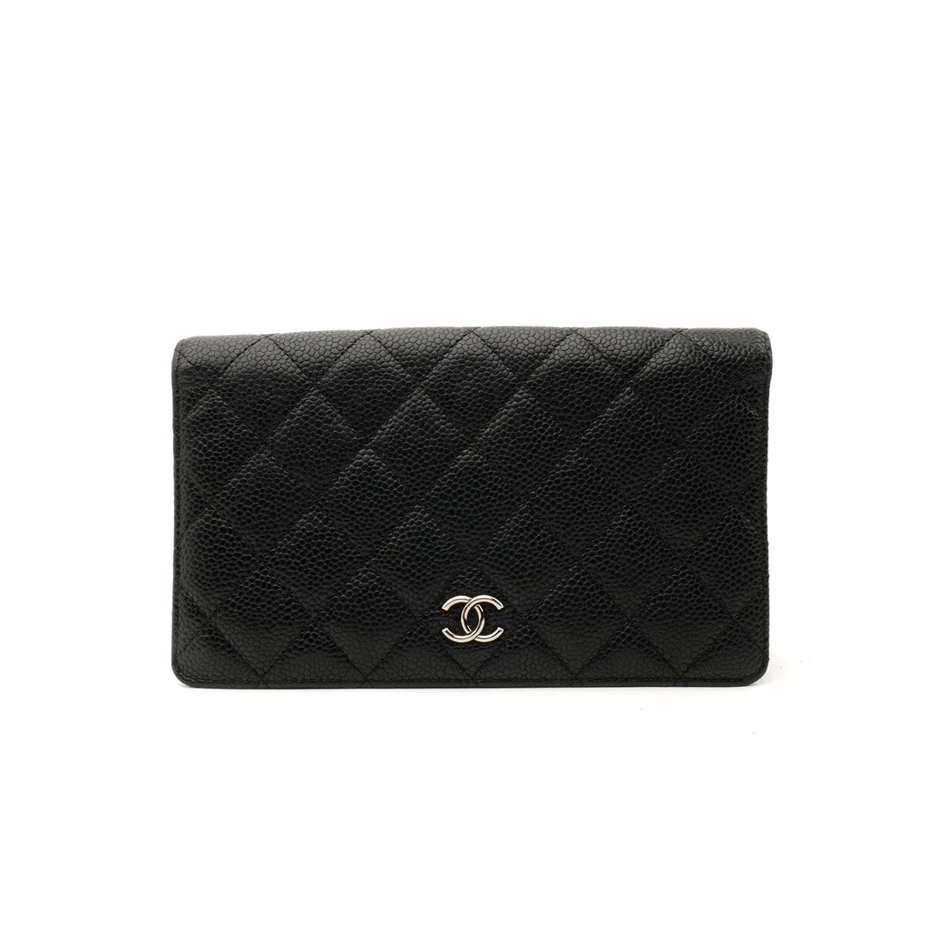 Chanel Yen Wallet Caviar
