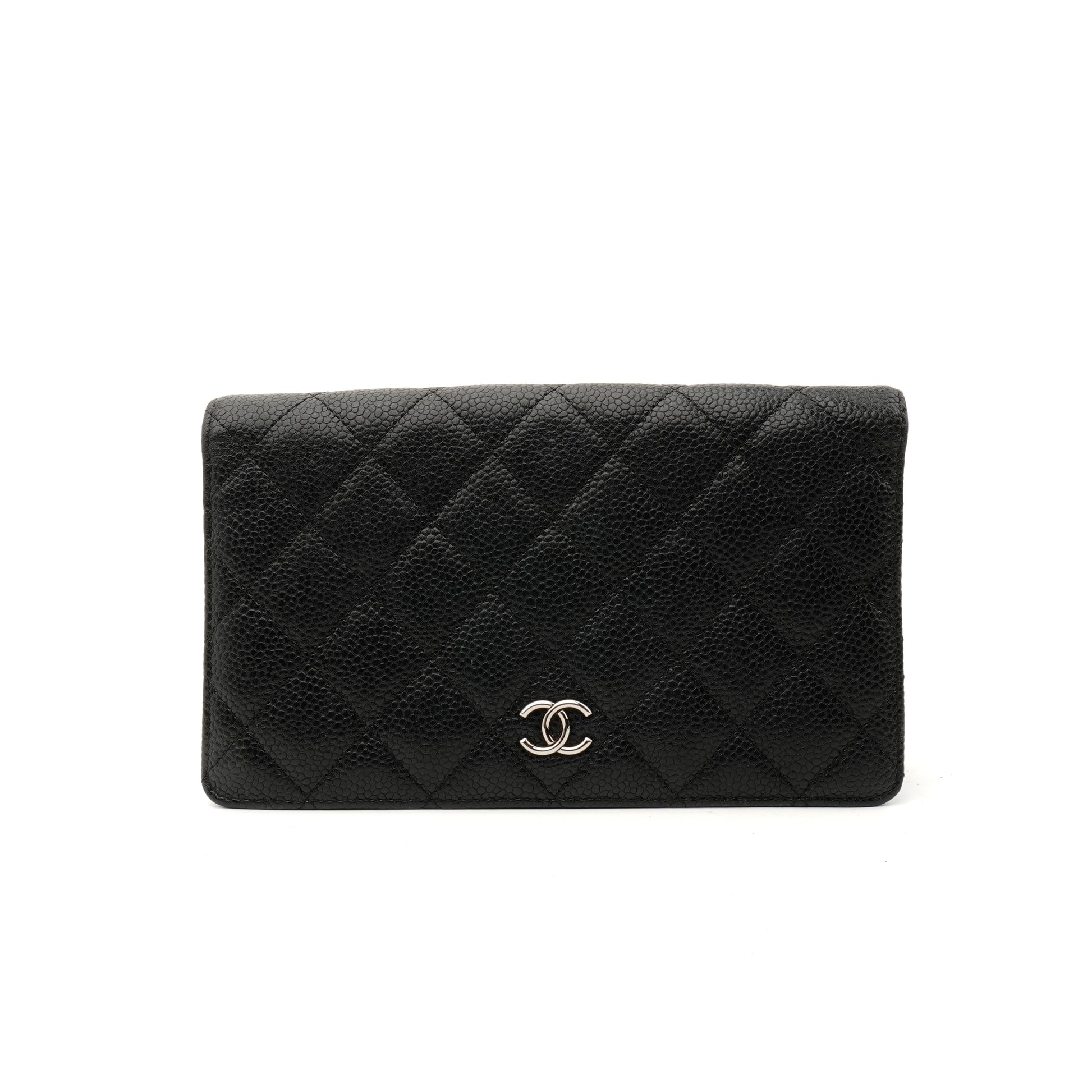 Chanel Yen Wallet Caviar