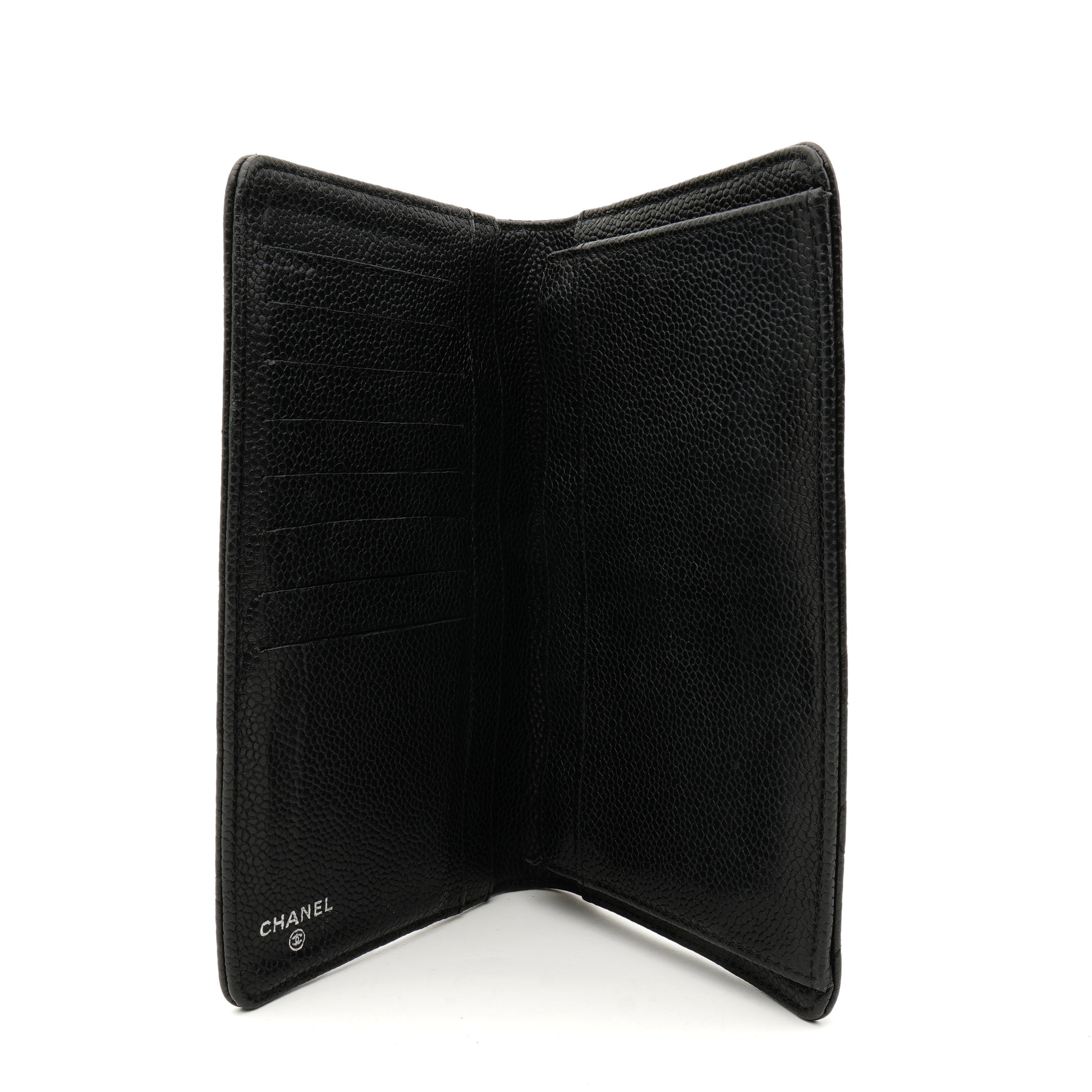 Chanel Yen Wallet Caviar