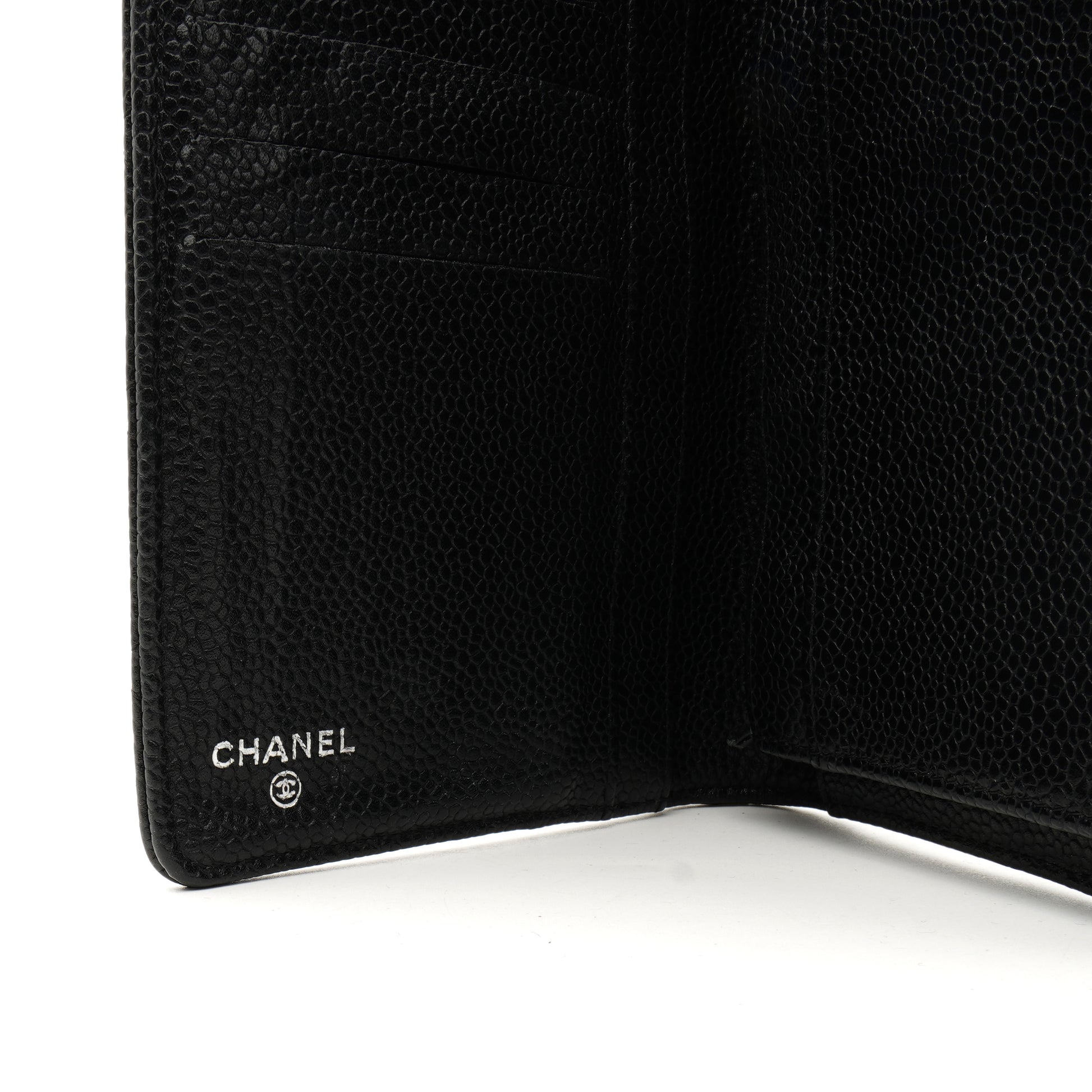 Chanel Yen Wallet Caviar