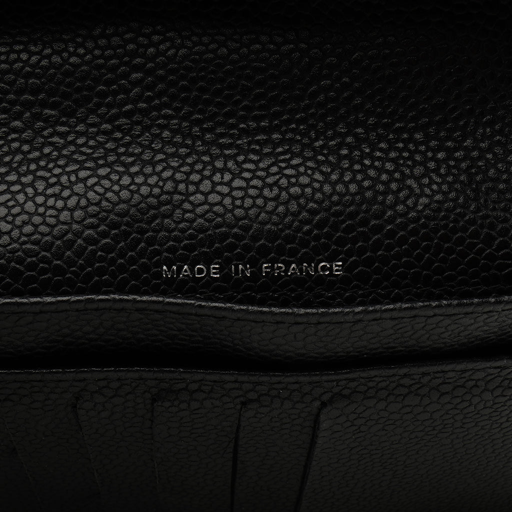 Chanel Yen Wallet Caviar